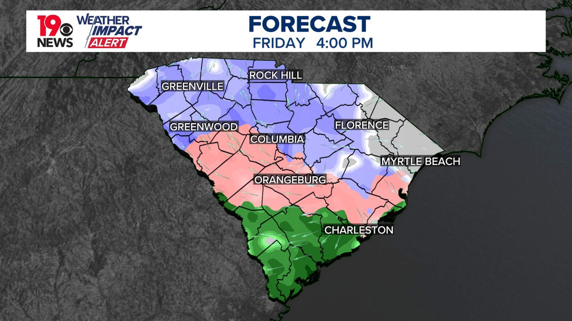 Wintry mix possible for South Carolina Friday and early Saturday | wltx.com