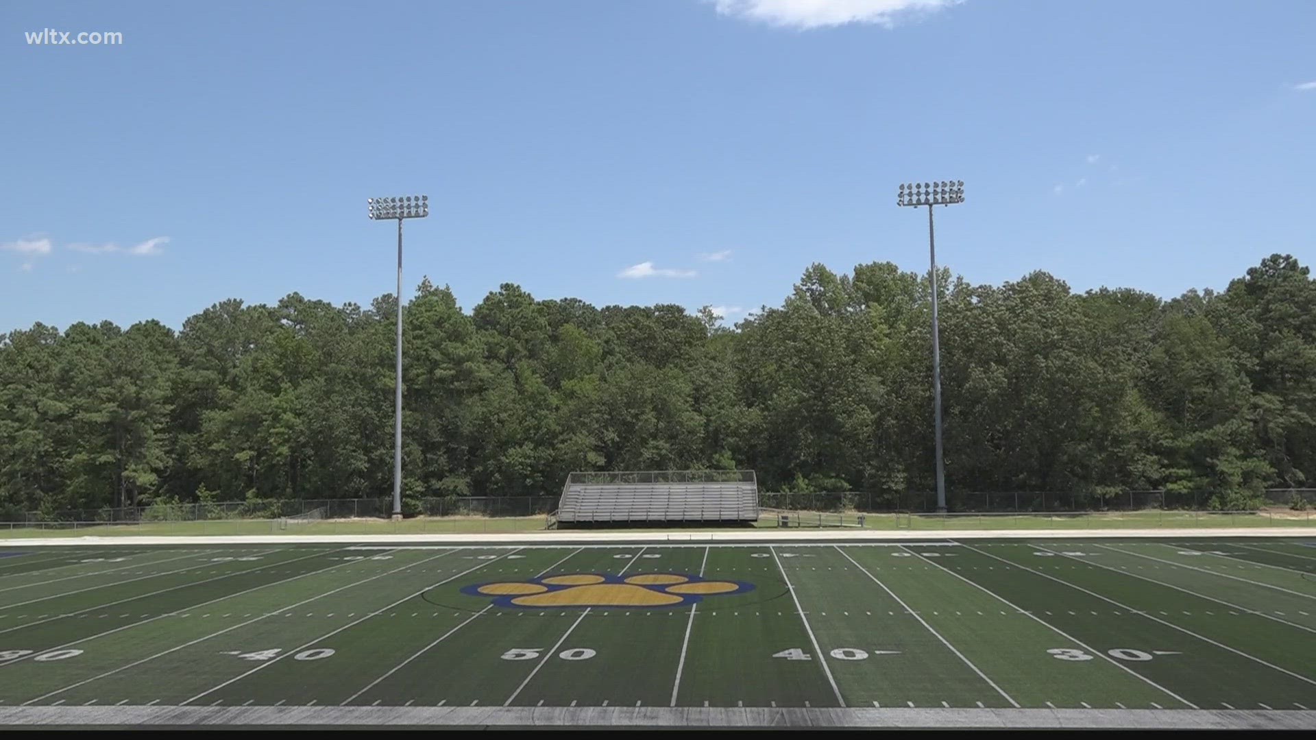 The upgraded field is part of the school district's $190M referendum fund.