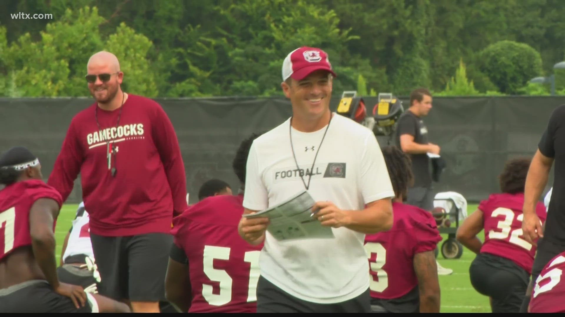 The first day of preseason practice for the Gamecocks gave the media the first August view of the 2023 Gamecock squad.