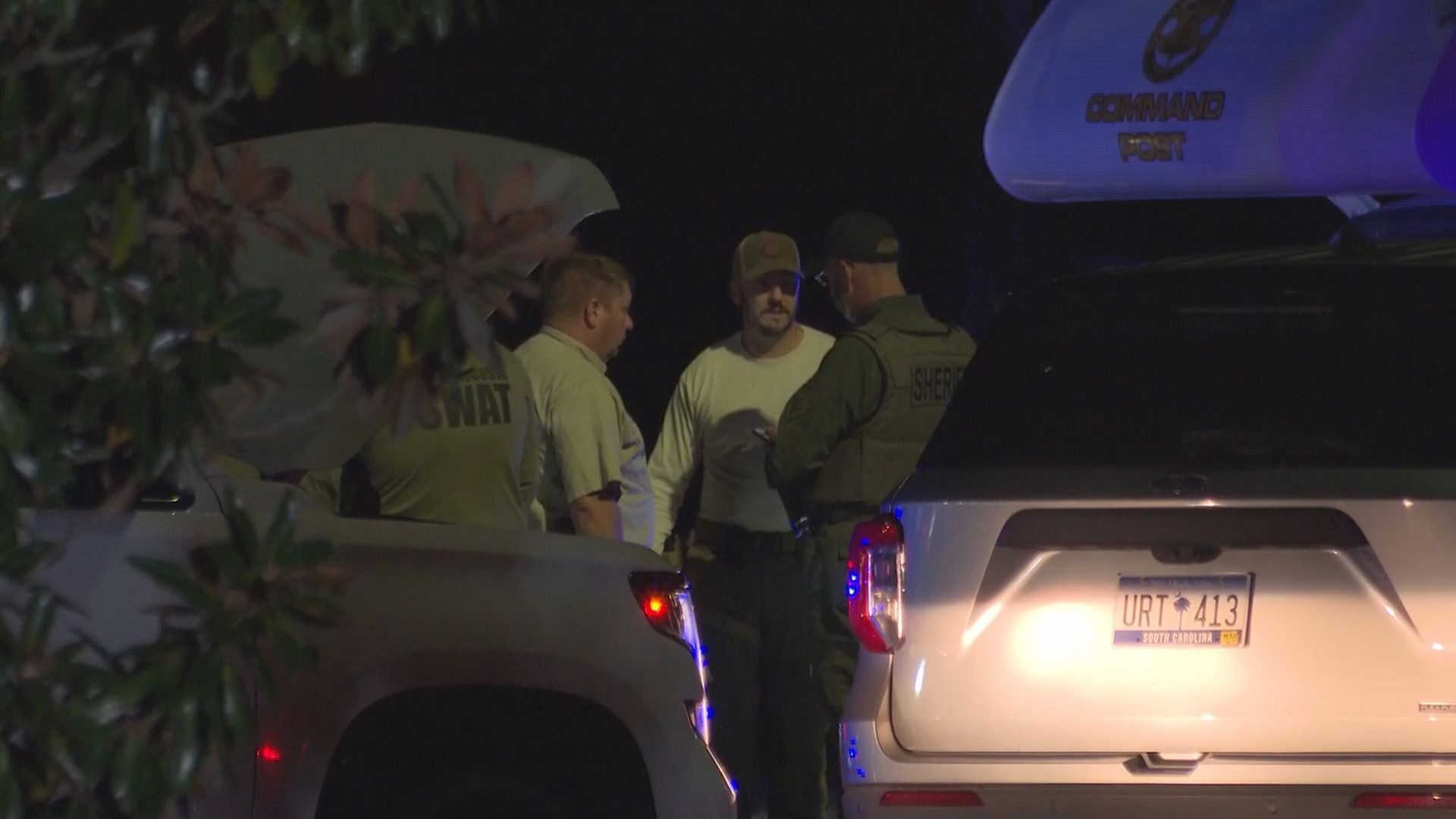 Aiken County deputy shot during traffic stop; suspect sought