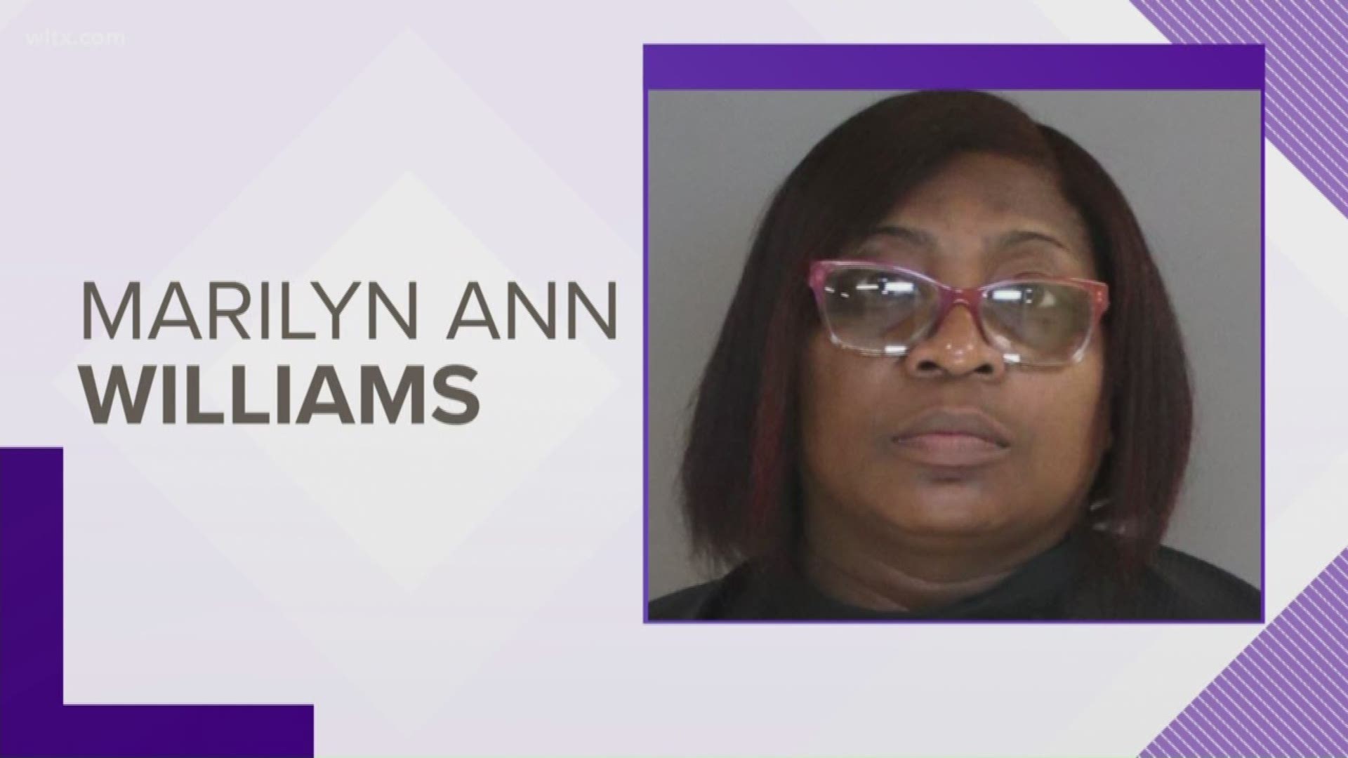 The South Carolina Department of Corrections says 47-year-old Marilyn Ann Williams hit a nurse.