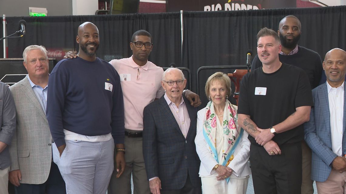 Odom was joined by a large contingent of former players including Brandon Wallace, Bryce Sheldon and Carlos Powell who spoke to News19 about the Coach's impact.