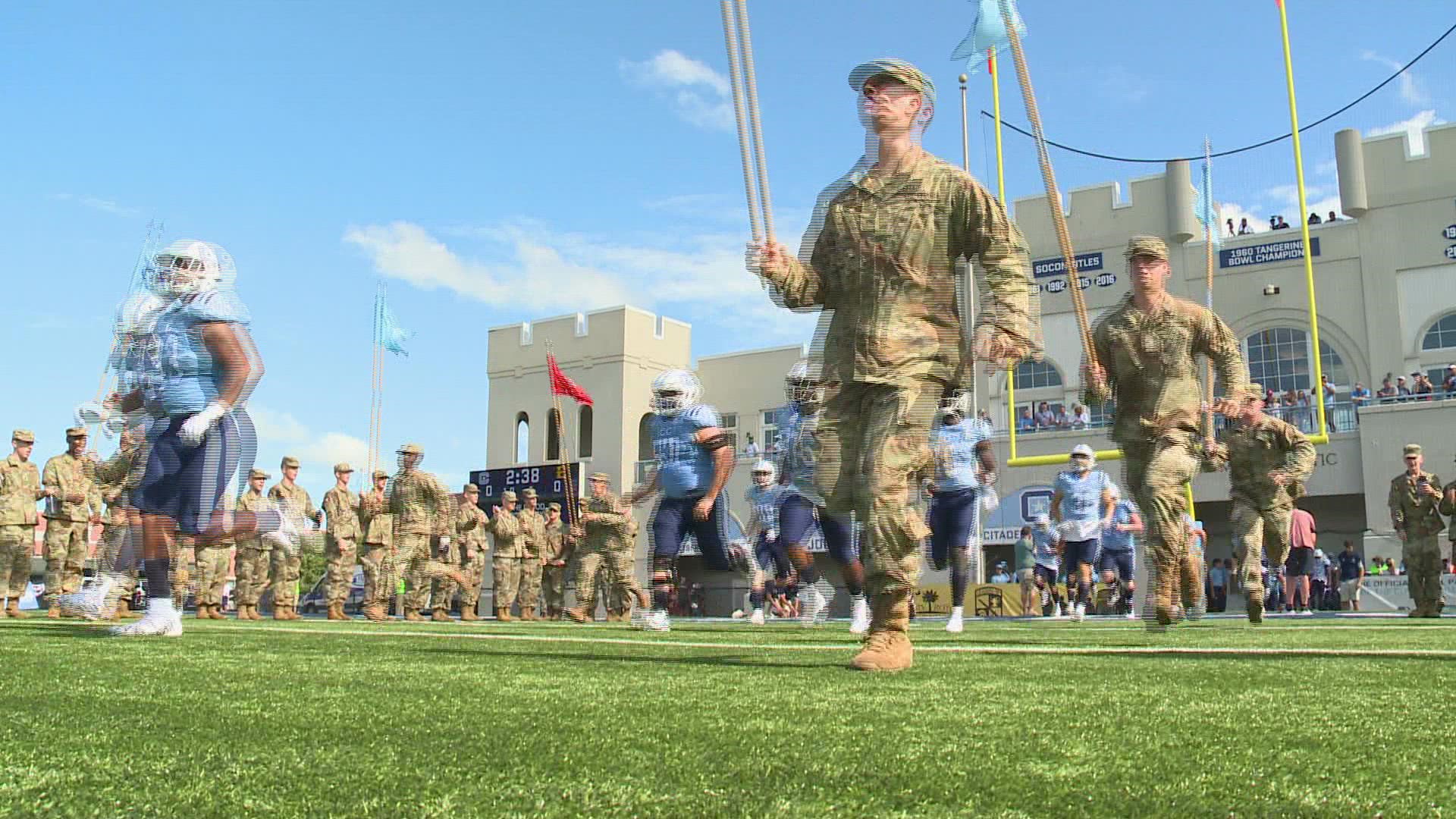 The Citadel pulled off a top 10 upset, defeating an East Tennessee State team that was ranked eighth in the Coaches poll, ninth in the STATS Perform FCS Top 25.