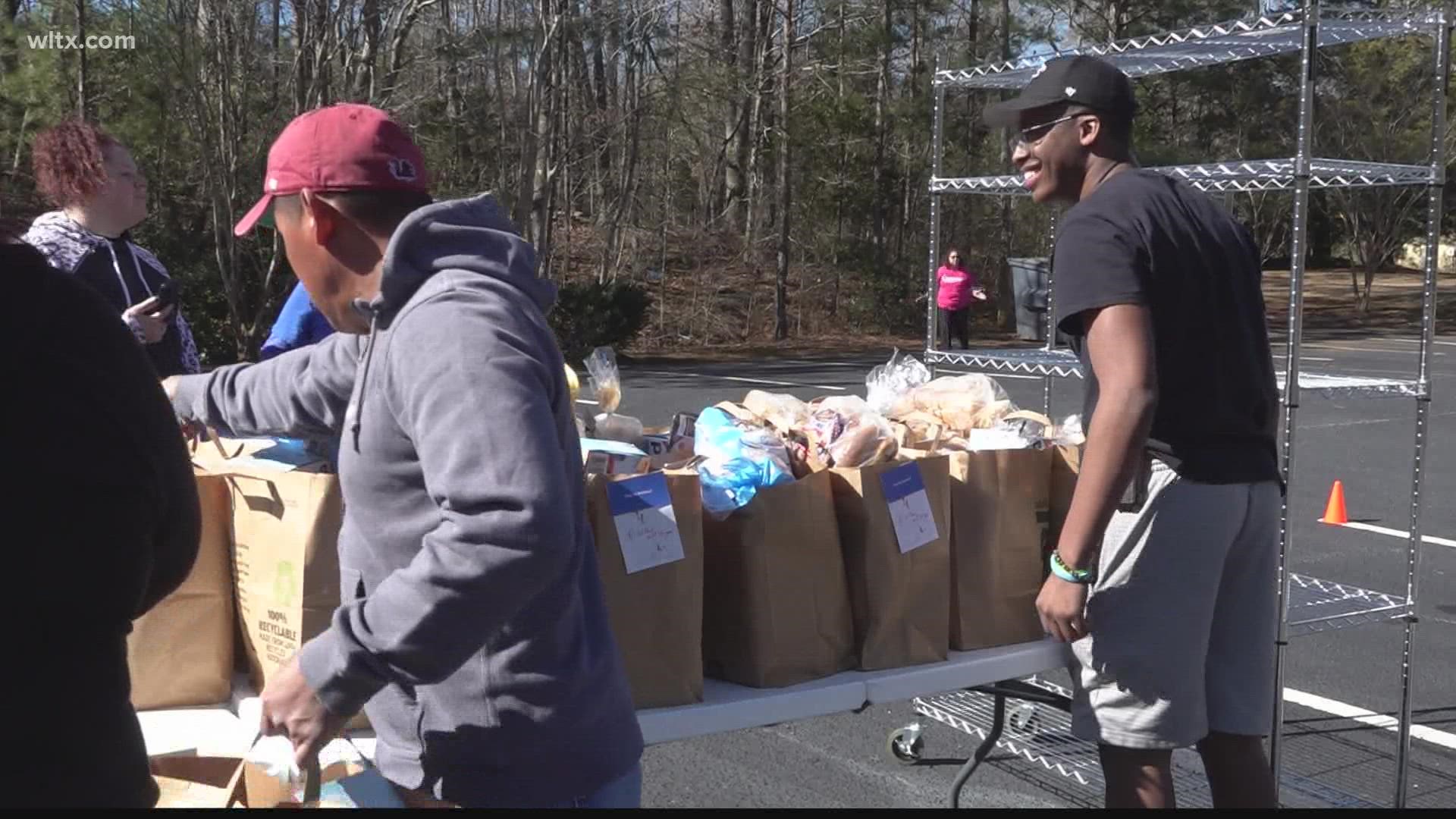 Arise Church is hosting its grocery giveaway monthly to help feed people in the community