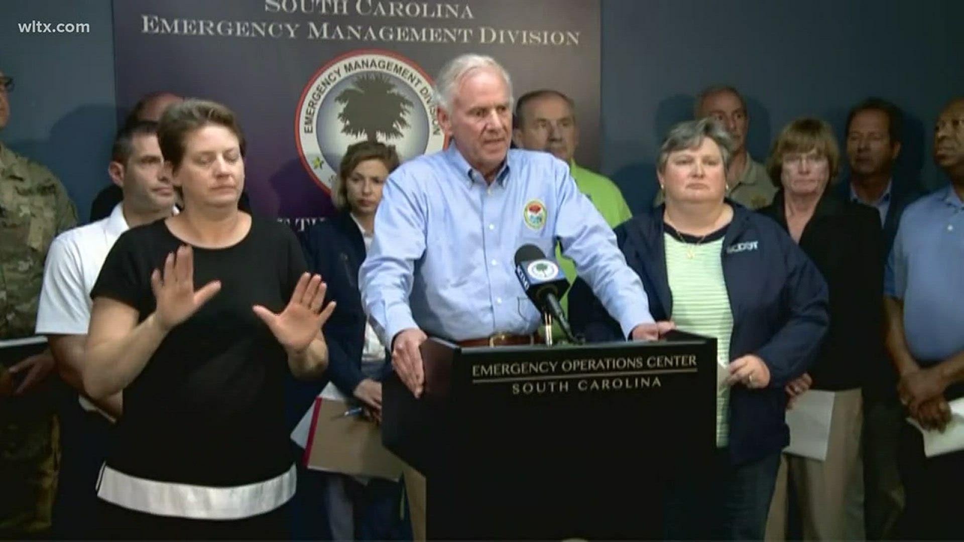 South Carolina Governor Henry McMaster warned residents to be ready for serious storm effects from Hurricane Florence.