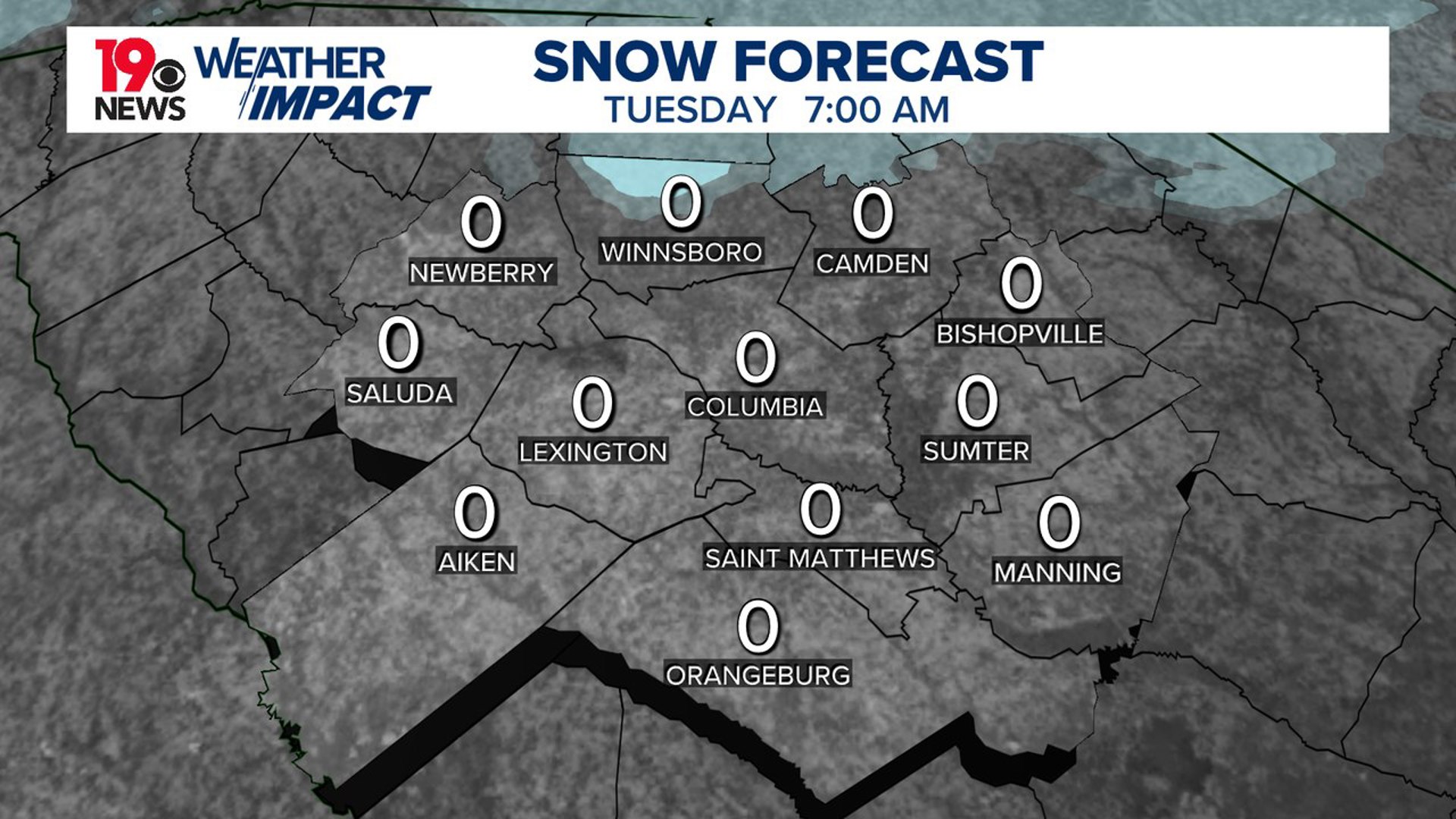 Snow flurries possible for parts of South Carolina early Tuesday | wltx.com
