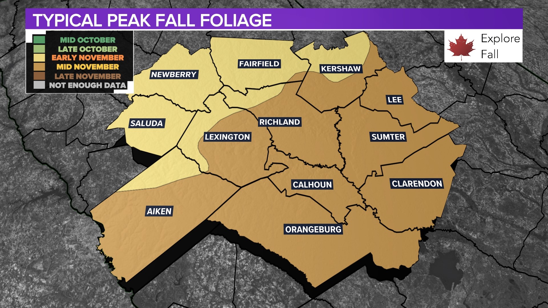 Exciting fall weather changes are on the way in South Carolina