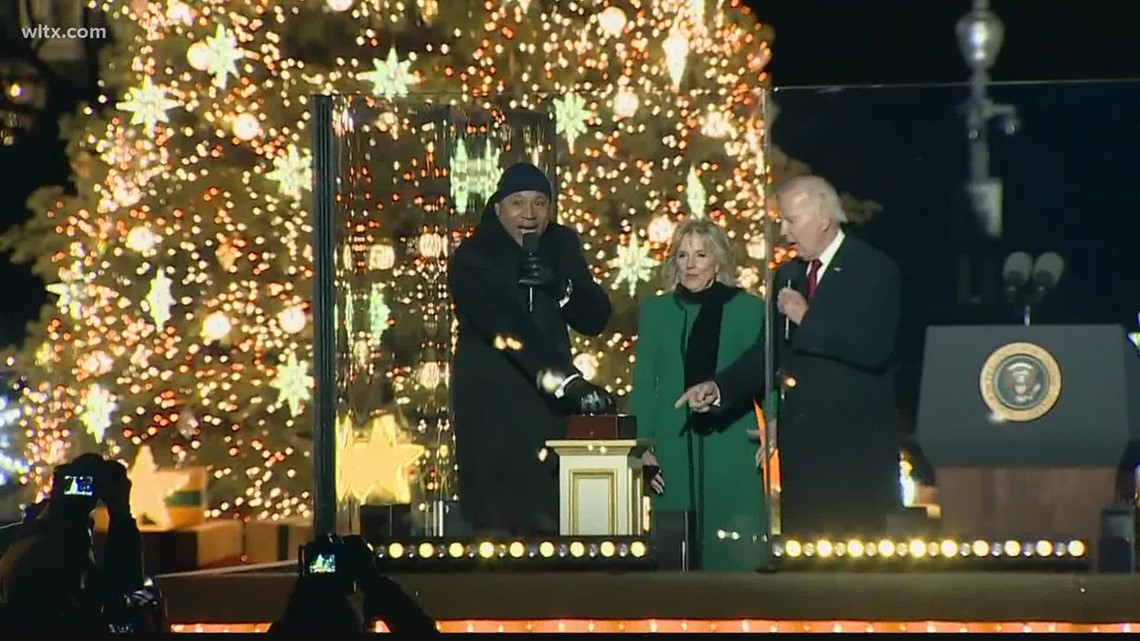 President Biden lights National Christmas Tree
