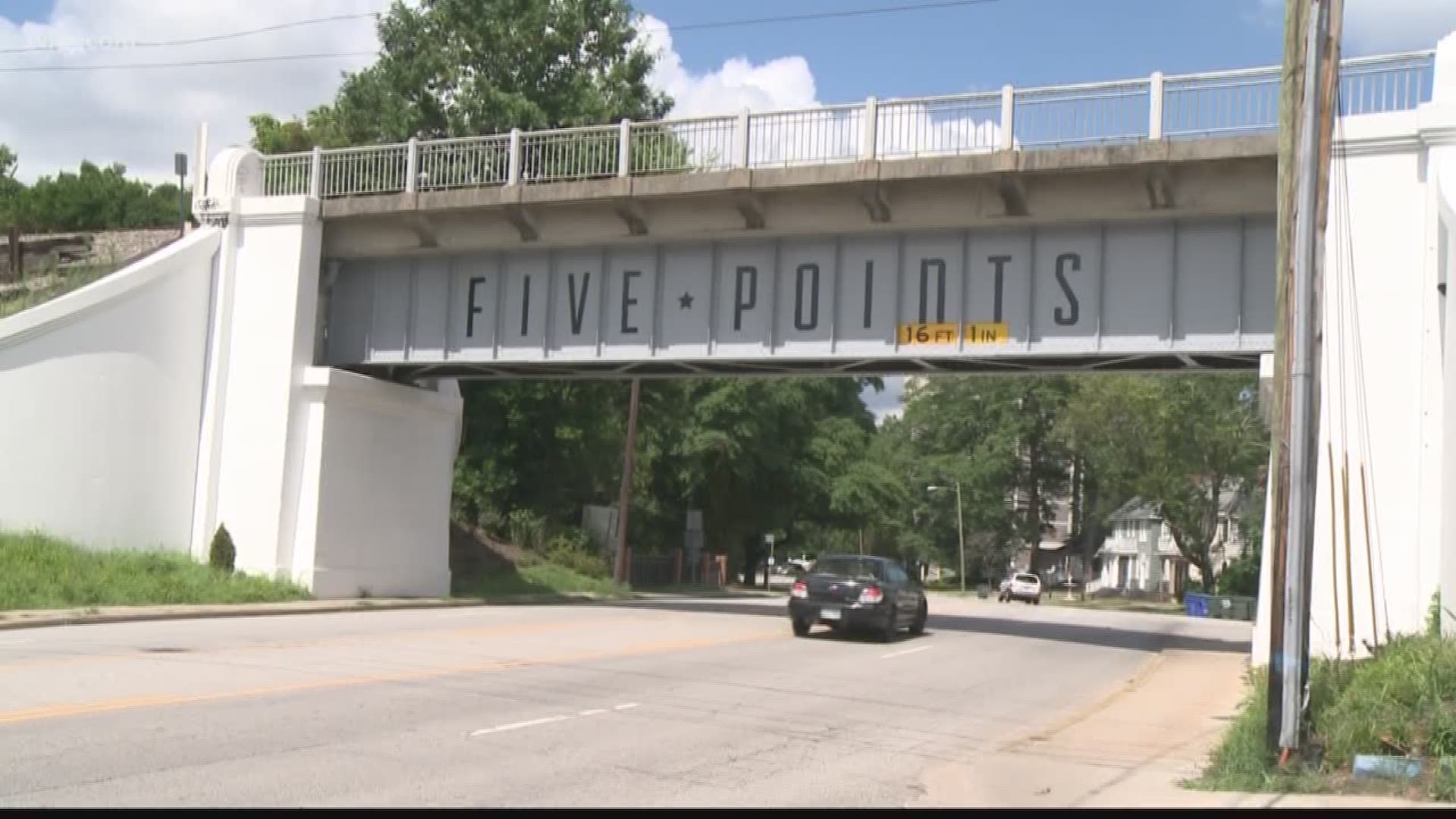 The train trestle near Blossom Street in Columbia gets a face-lift.