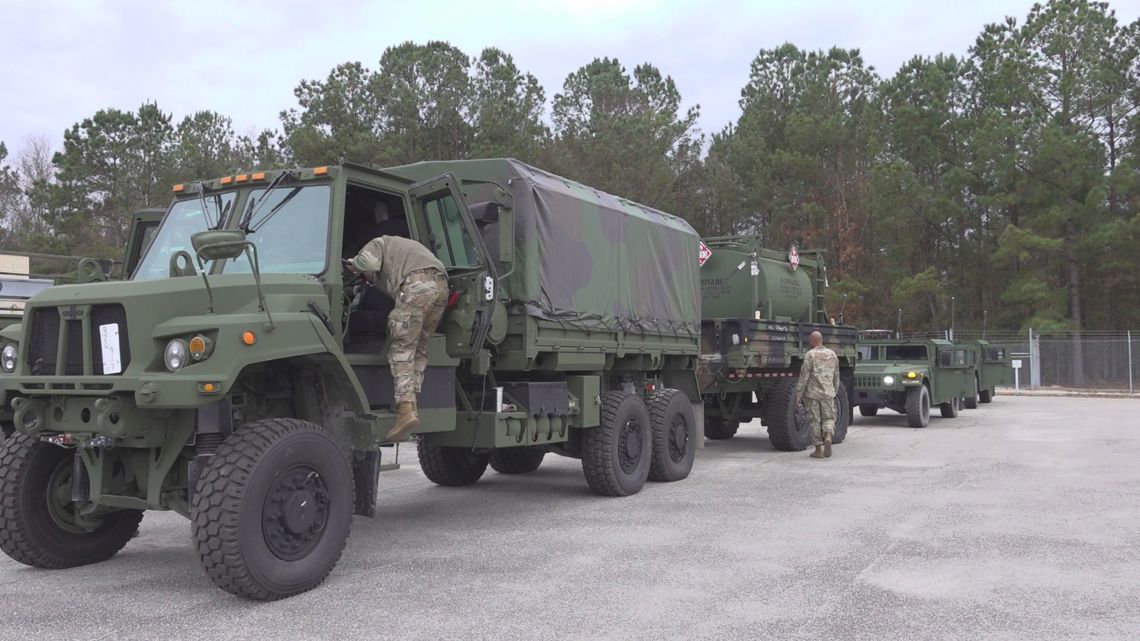 South Carolina National Guard mobilizes as winter storm approaches
