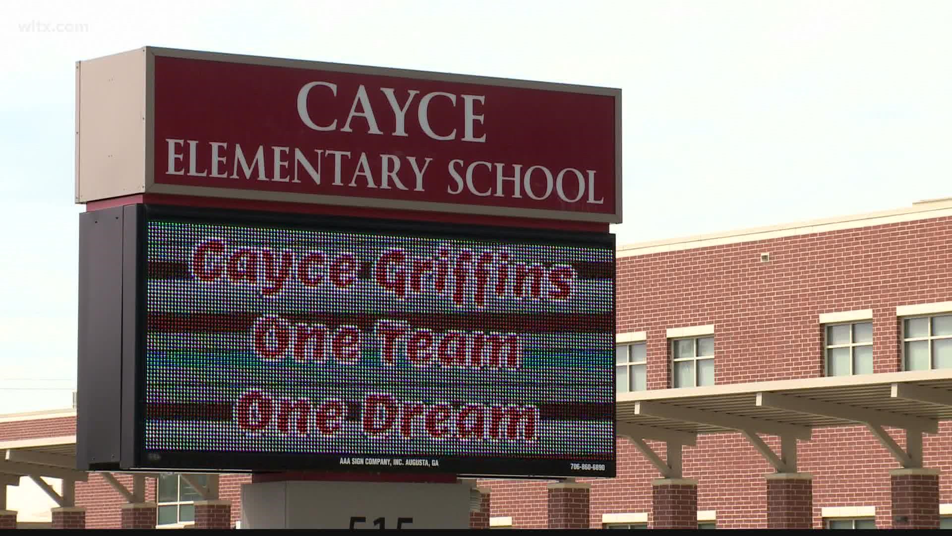 Cayce Elementary School is the first school in the Midlands to temporarily move to virtual learning due to COVID-19.