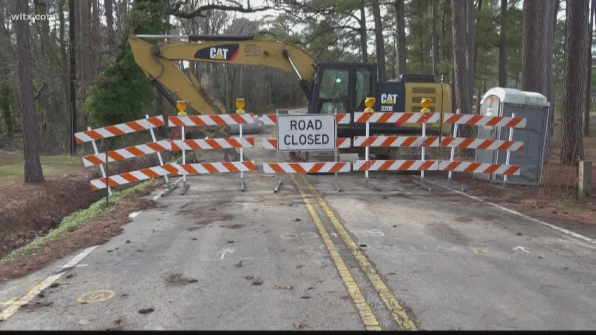 This once frequently traveled road has been closed since being washed out in the flood of October 2015.