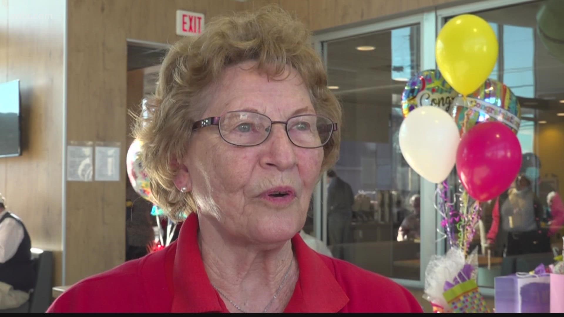 Judy Lessard has been showing up for shifts at the Sumter McDonald's for the last 42 years.