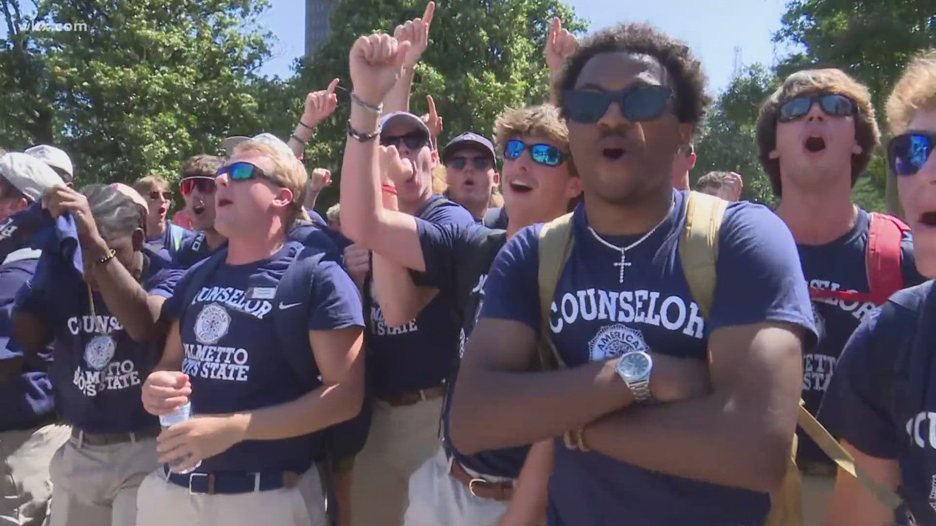 On Friday, Palmetto Boys and Girls State held their annual parade at the State House.