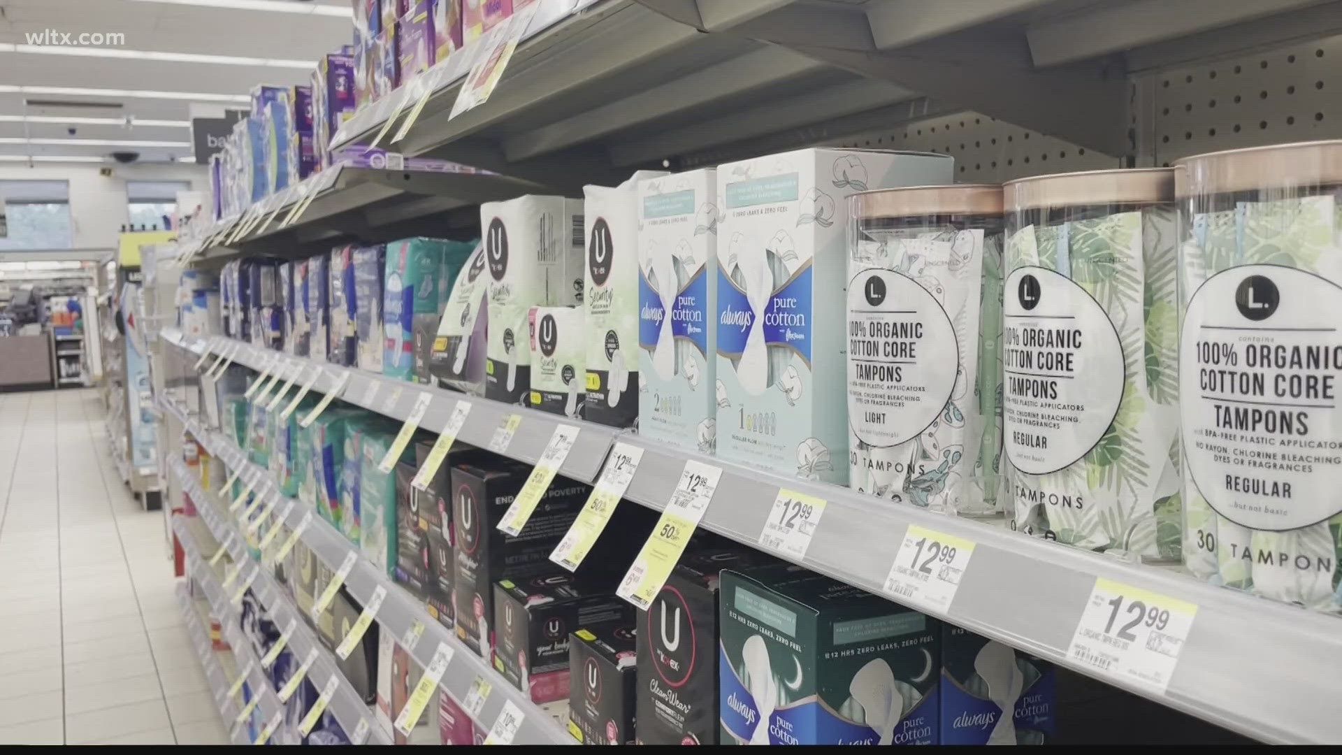 Feminine hygiene products are still charged a tax unlike zoo plants, amusement park parts and dry cleaning supplies.  Senate pass bill to eliminate that tax.