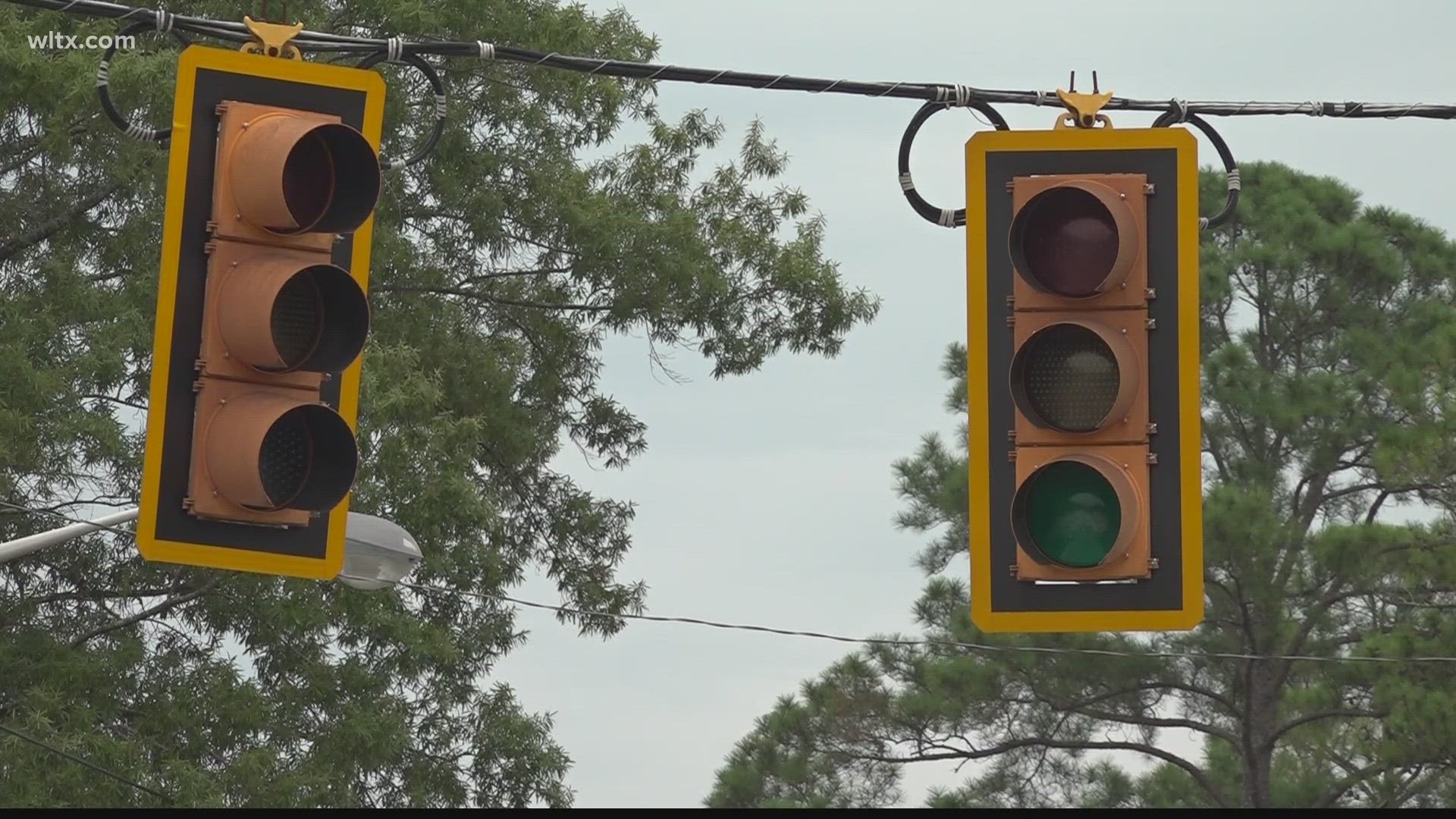 Several city streets in Forest Acres and Columbia were affected by a large power outage Thursday morning.