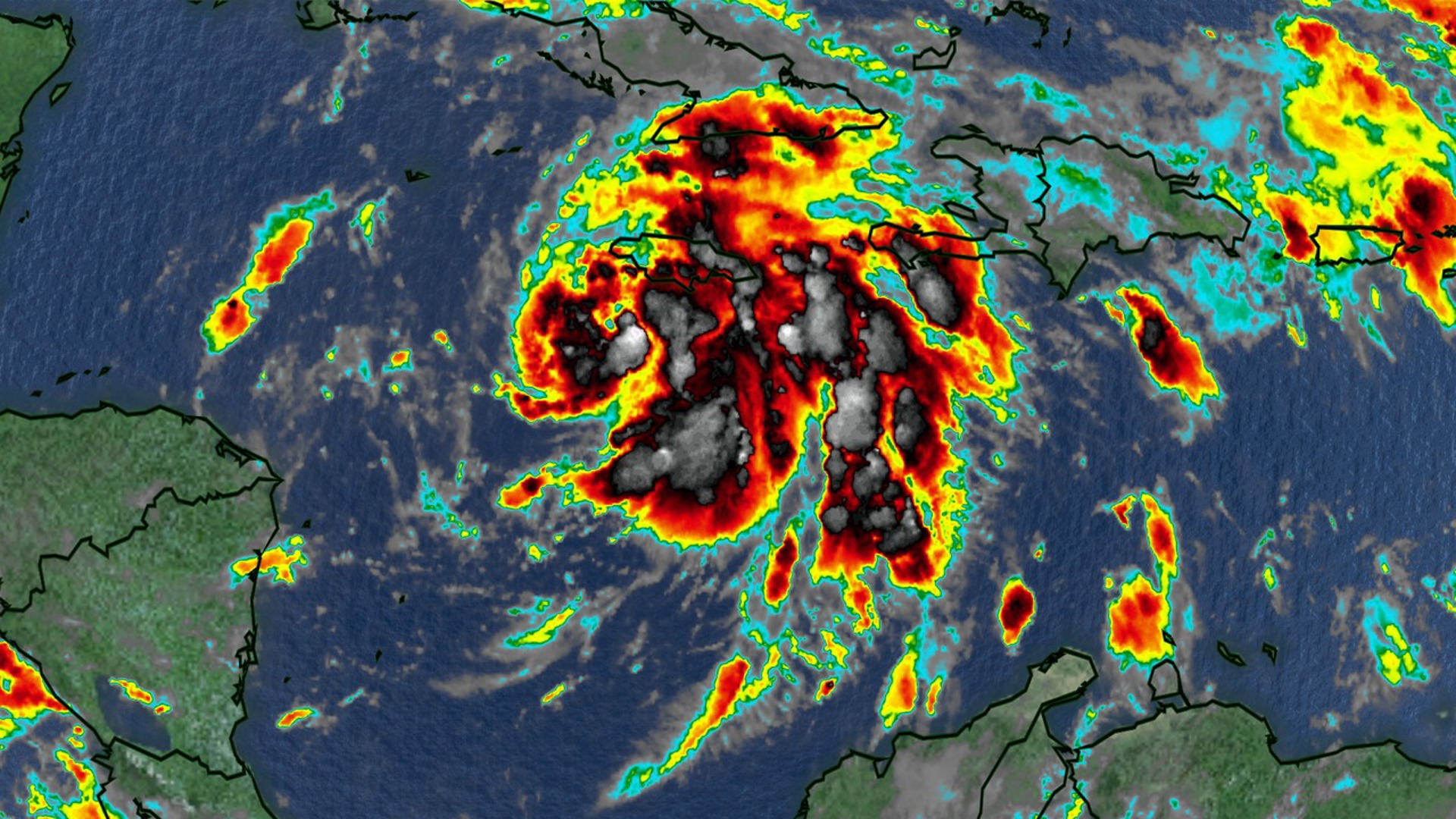 The storm is the 17th named system in the Atlantic this season.