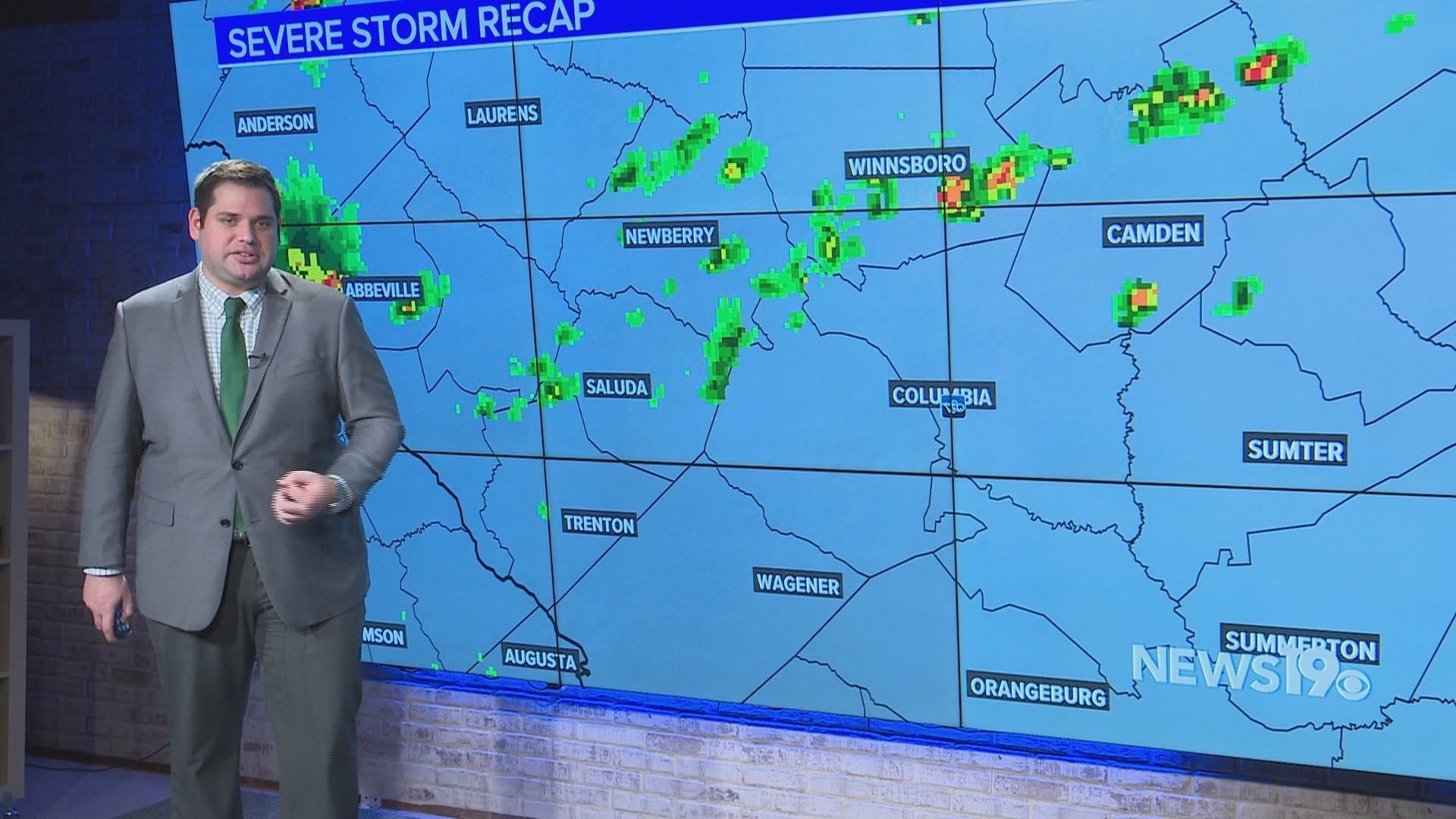 Winds reached 88 mph on Tuesday in Columbia. This was the highest wind ever recorded at the site dating back to 1947.