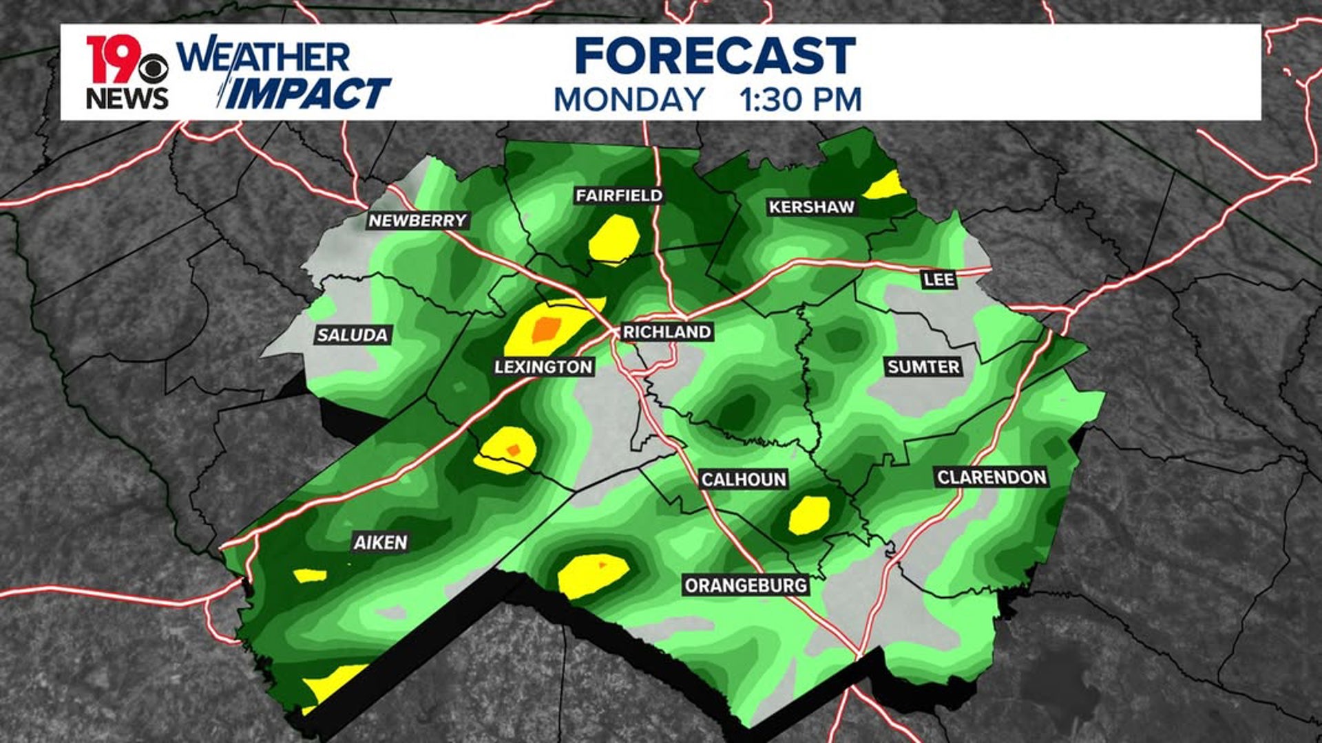 Rainy start to the week, warmer and dry days follow | wltx.com
