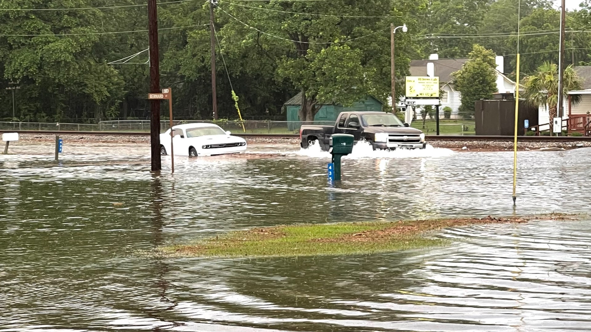 BatesburgLeesville flooding on roads due to storms, rain