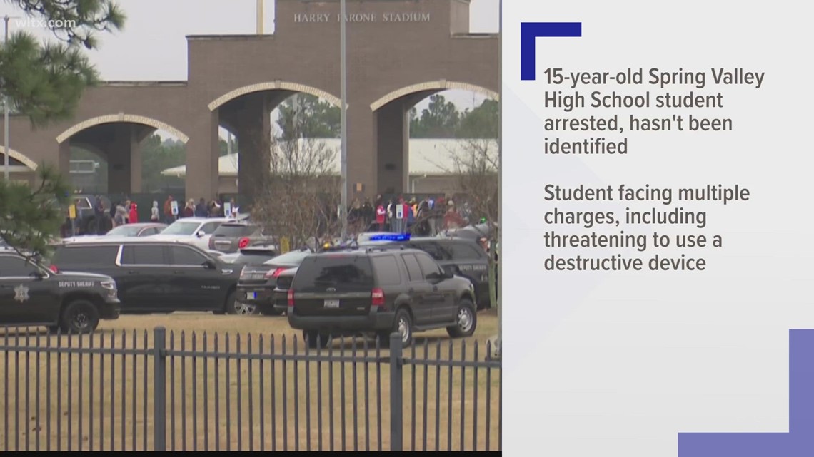 Student arrested in connection with school threats | wltx.com