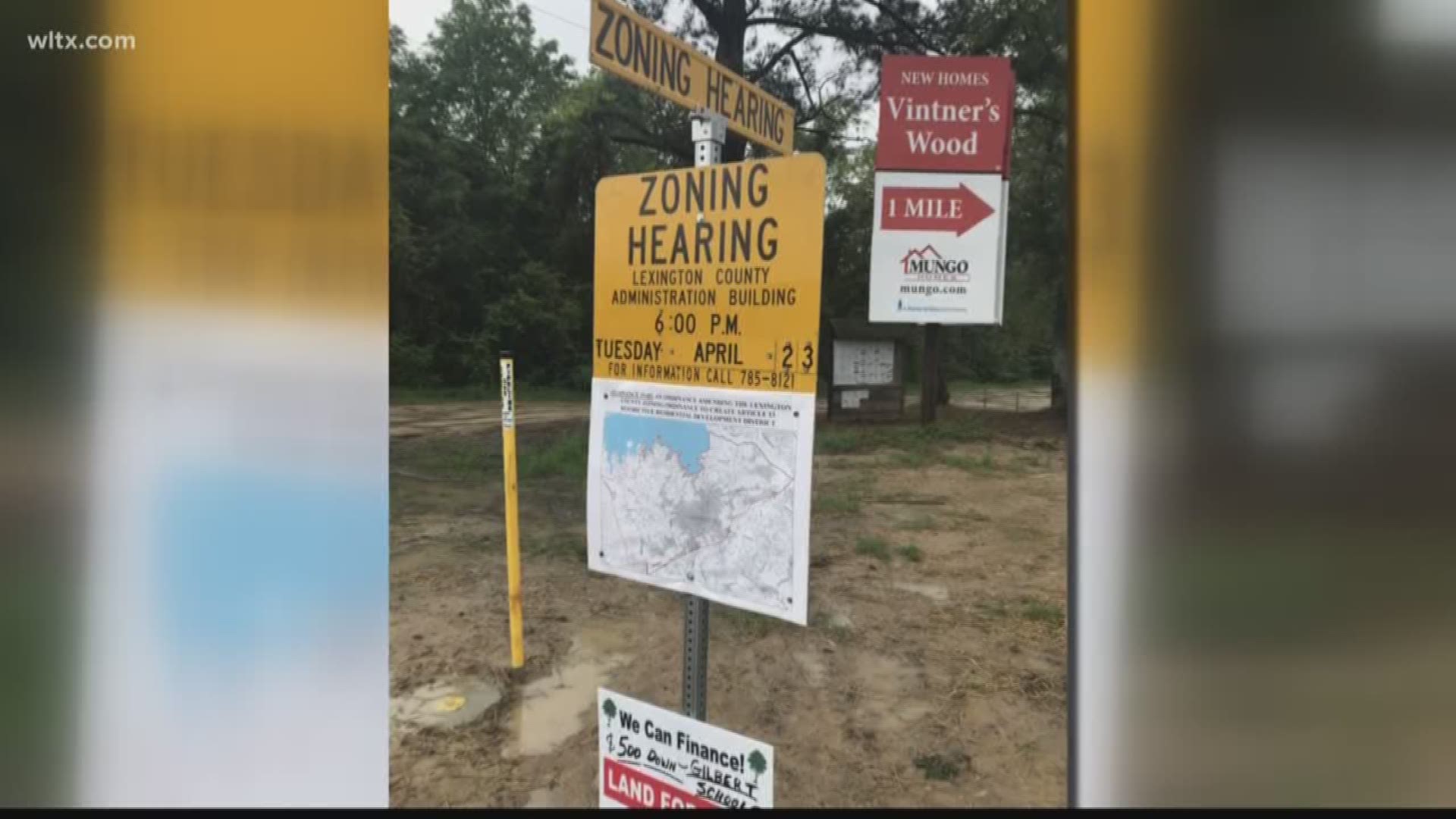 The zoning hearing is set for April 23