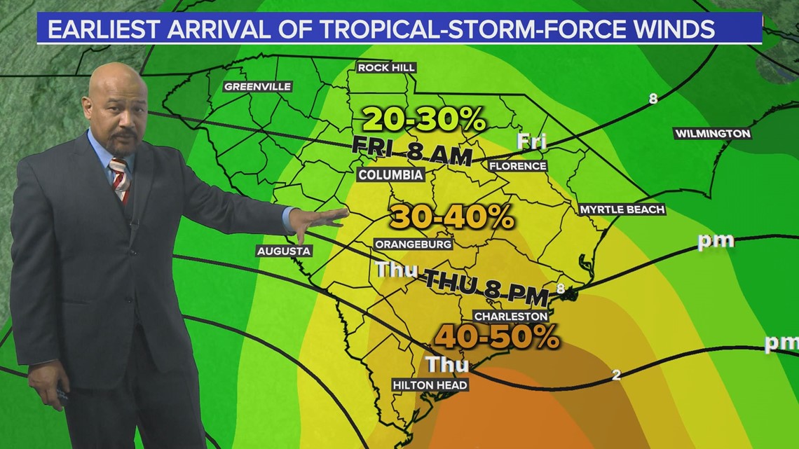 Hurricane Ian update: Potential effects in South Carolina | wltx.com