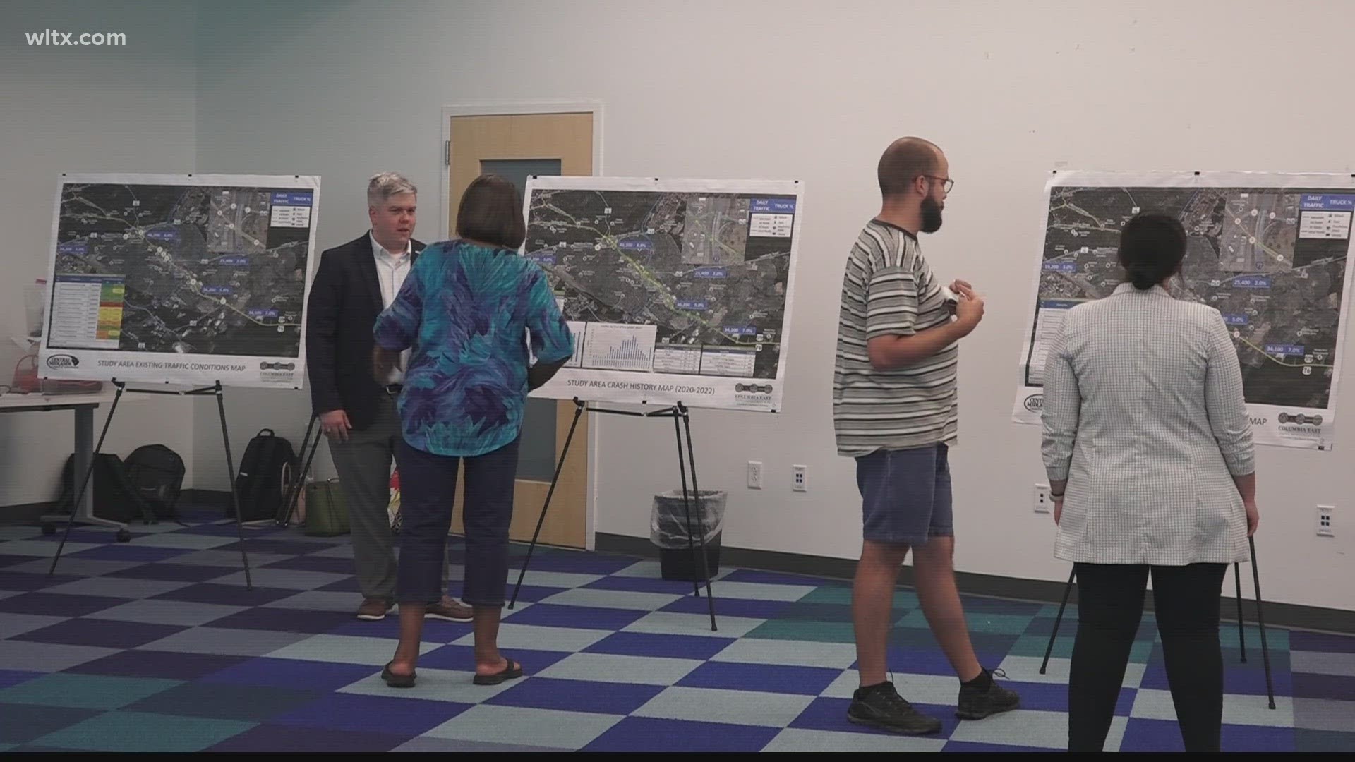 Residents in East Columbia got an opportunity to talk about traffic.