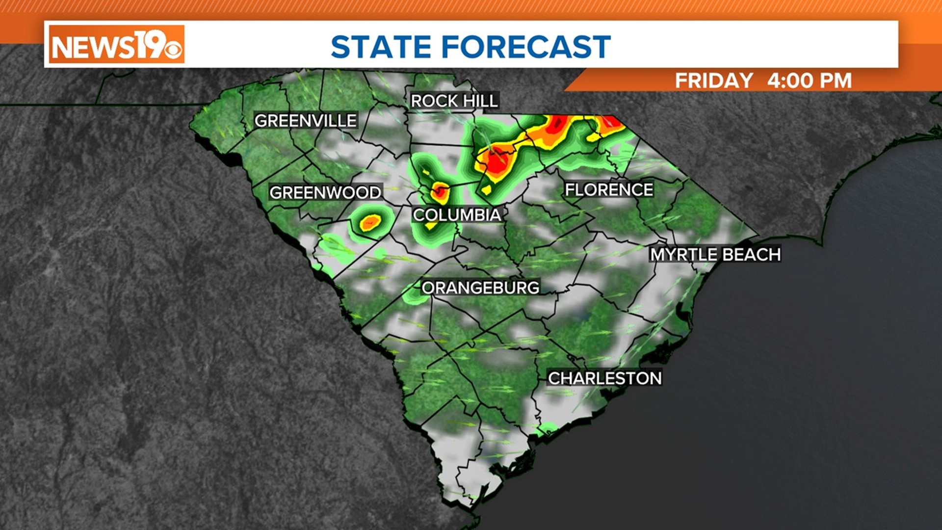 South Carolina Storms Possible Today | wltx.com
