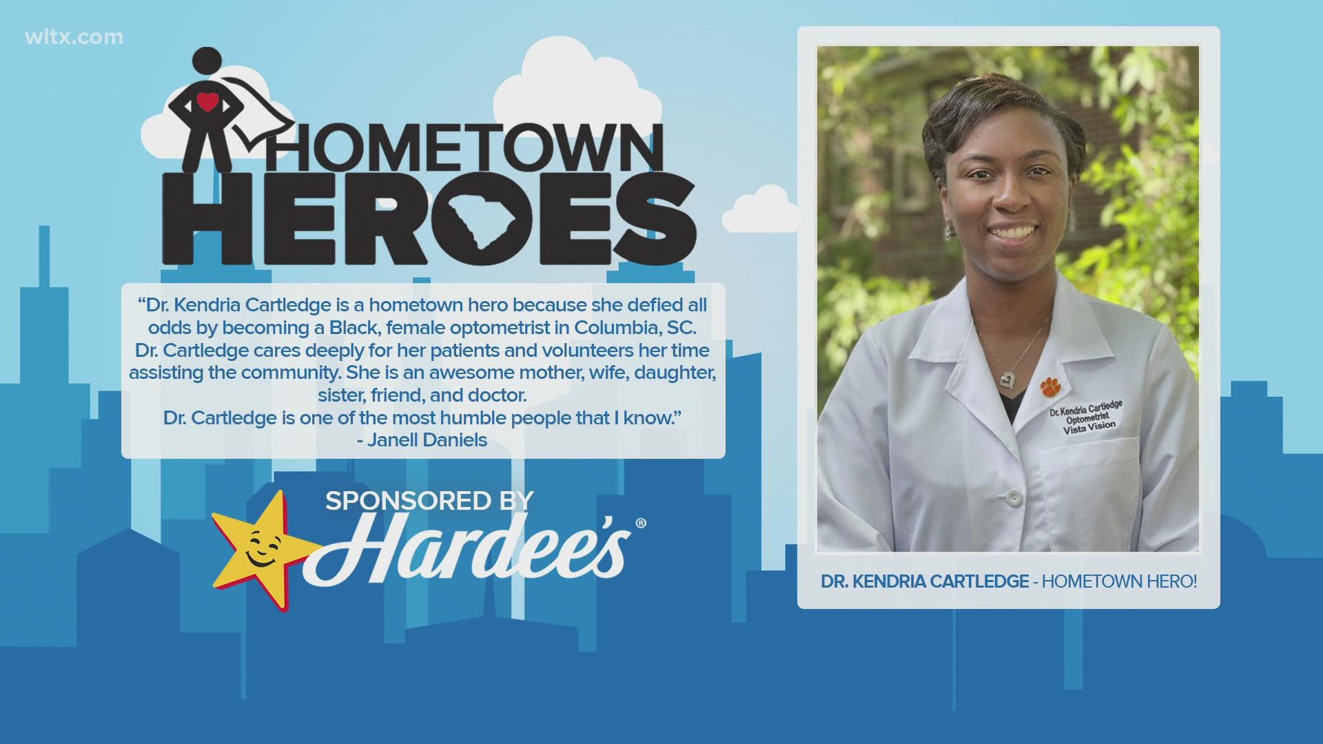 Dr. Kendria Cartledge cares deeply for her patients and volunteers her time assisting the community.