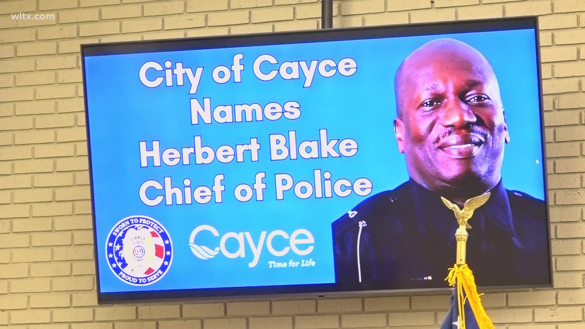 Chief Herbert Blake was formerly an assistant chief in North Carolina and has 20 years experience.