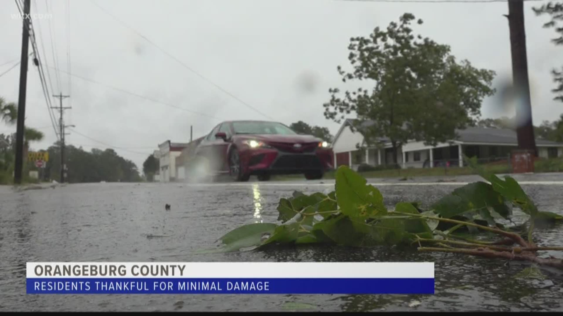 Those who live in Orangeburg county were relieved that Hurricane Dorian was just some wind and rain.