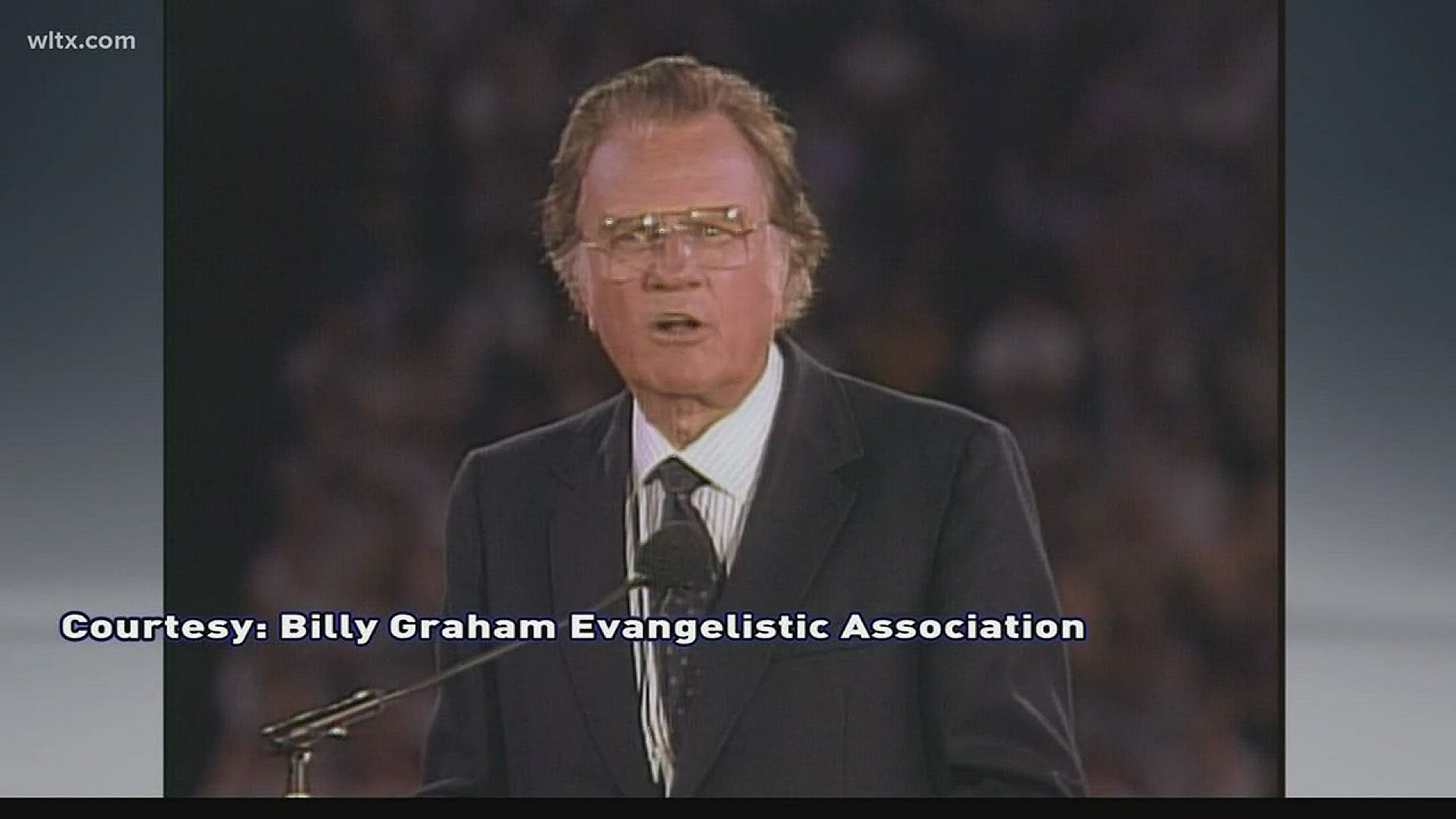 Rev. Billy Graham made a long list of stops in South Carolina....Even holding three crusades here in the Palmetto state.   	The last one took place at Williams Brice stadium in 1987