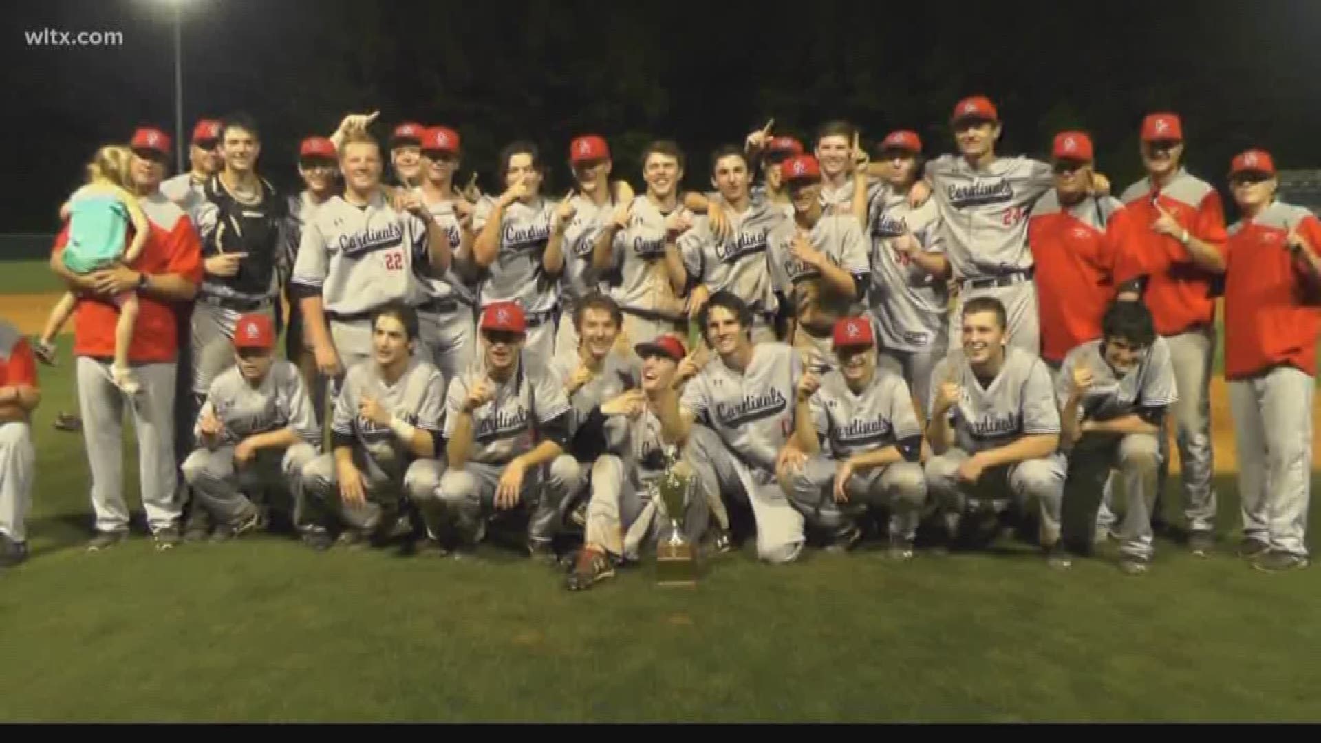 Cardinal Newman wins the SCISA 3A state baseball championship with an 8-2 win over Ben Lippen. The Cardinals win the series 2-0.