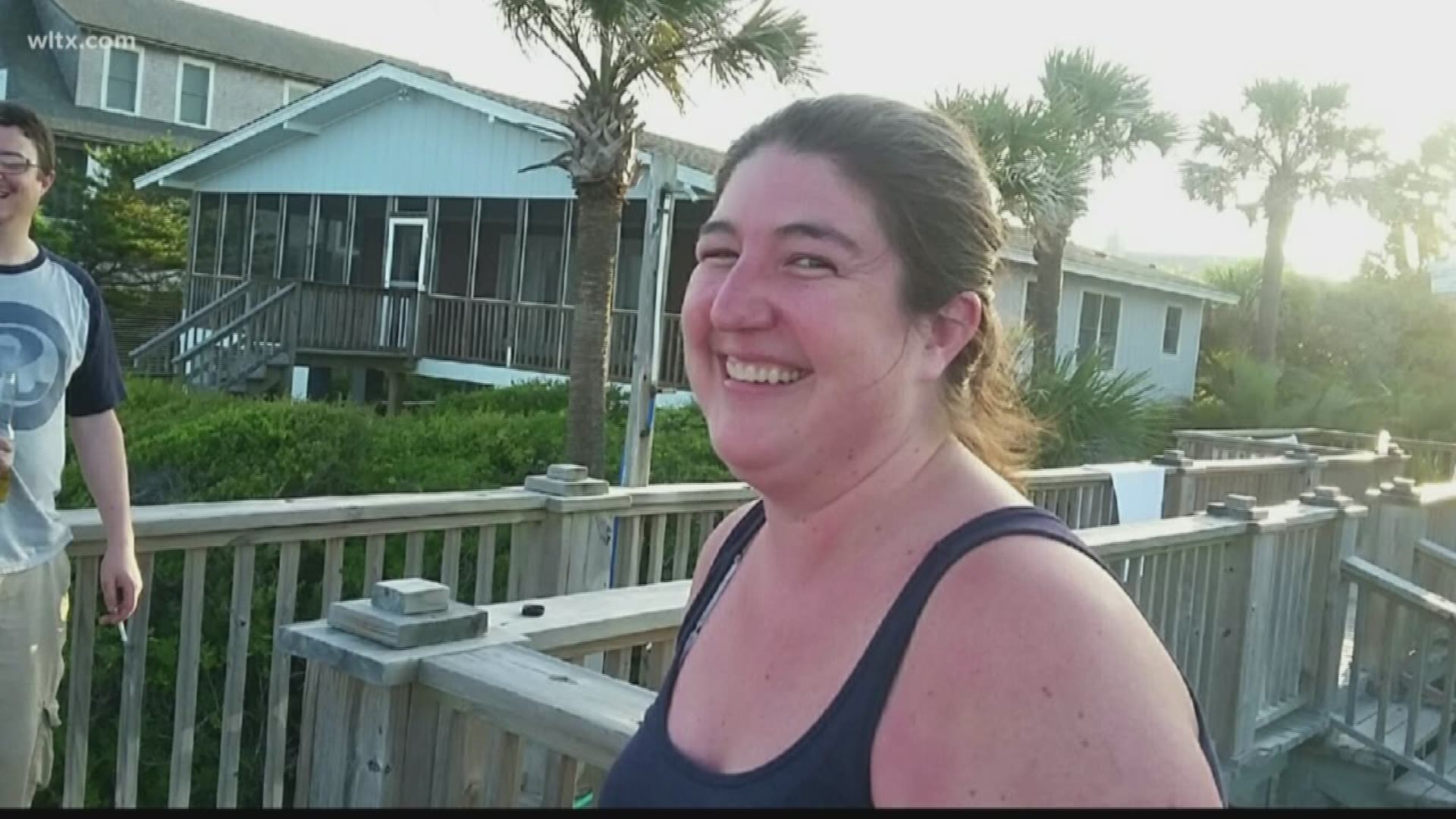 The mom was watching fireworks with her child when she was struck by one of the explosive devices. Now she's having surgery.