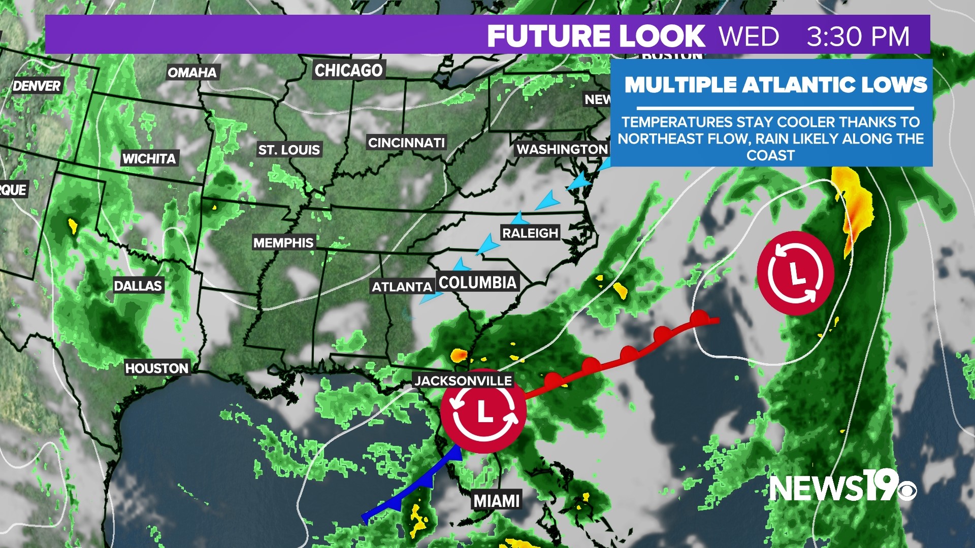 Early hurricane season update Potential system off US East Coast