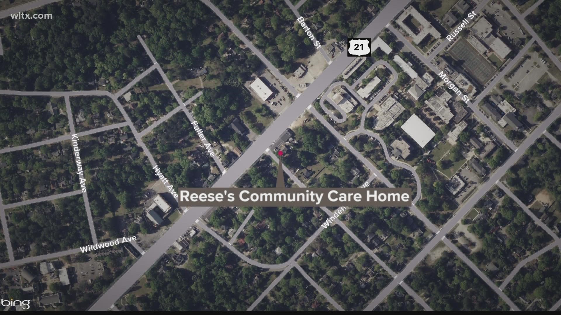Two Reese's Community care homes in Columbia were issued emergency suspension notices on an emergency basis.