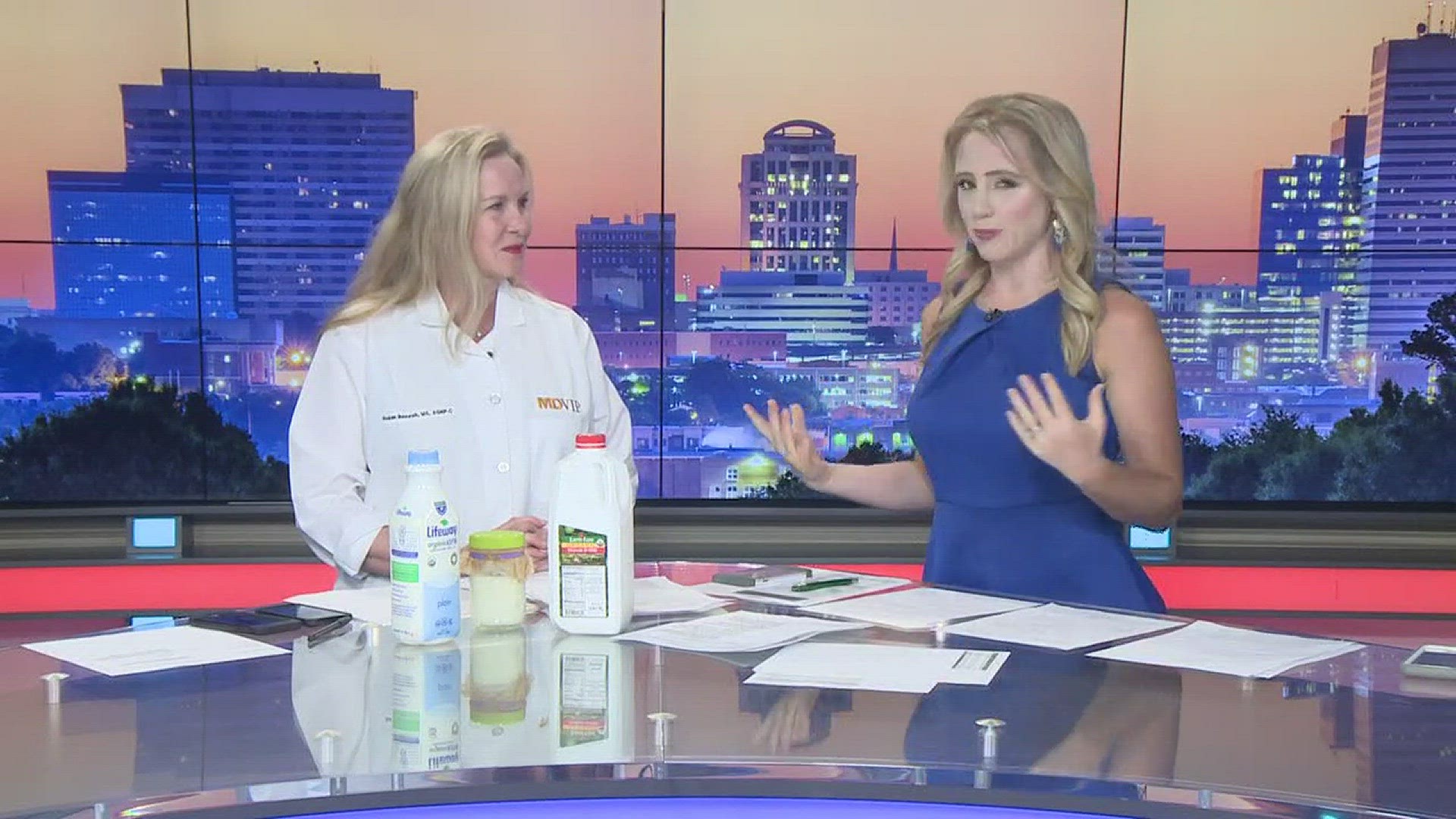 Got milk?  Nurse Practitioner, Susan Benesh, dropped by our studios to separate the science from the hype about new health claims.