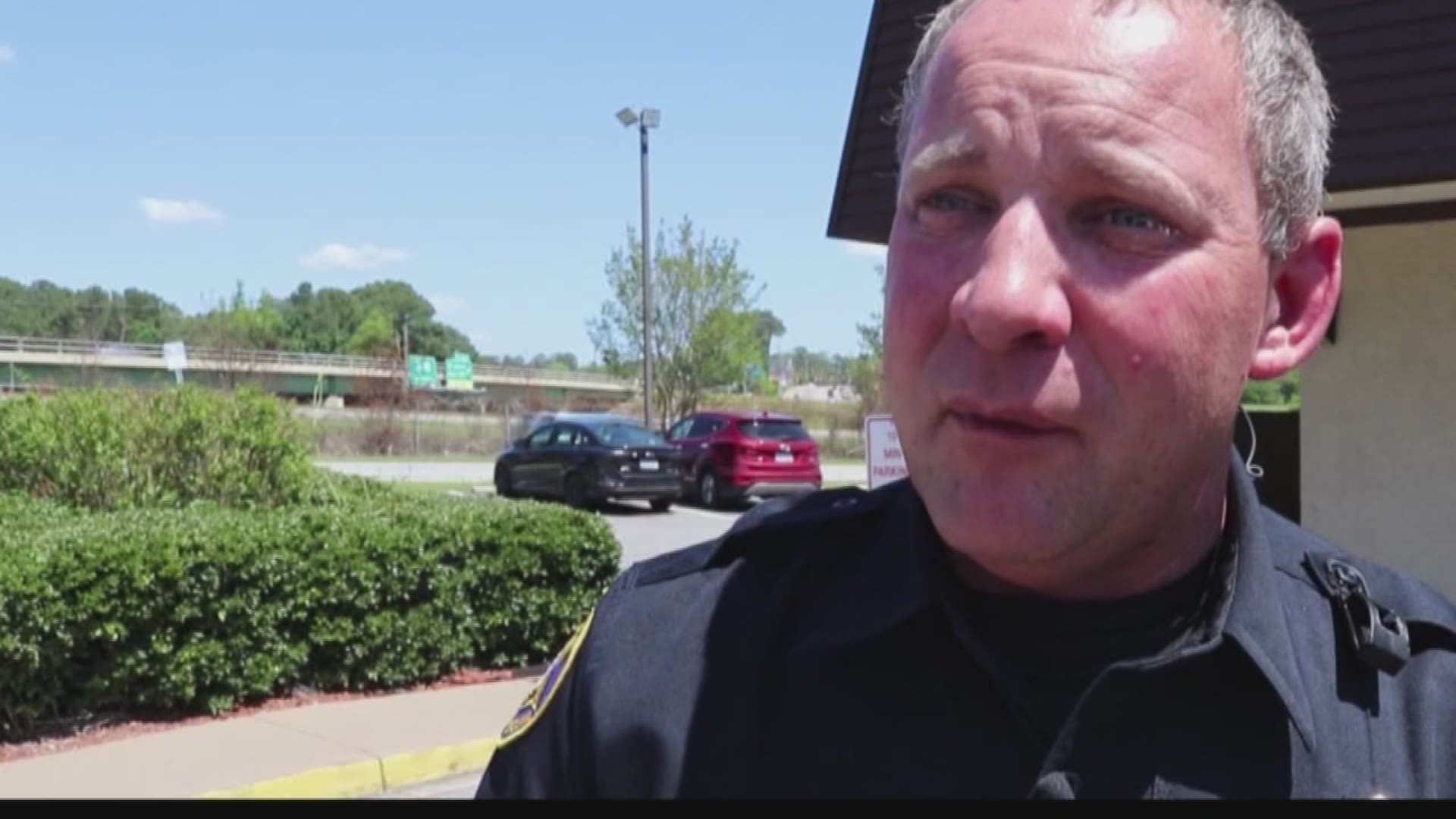 Thousands of cars drive over I-26 on St. Andrews Road every day. On Monday, Lexington County Deputy James Forgione was one of those drivers, but after seeing a man by the railing, something told him to stop.