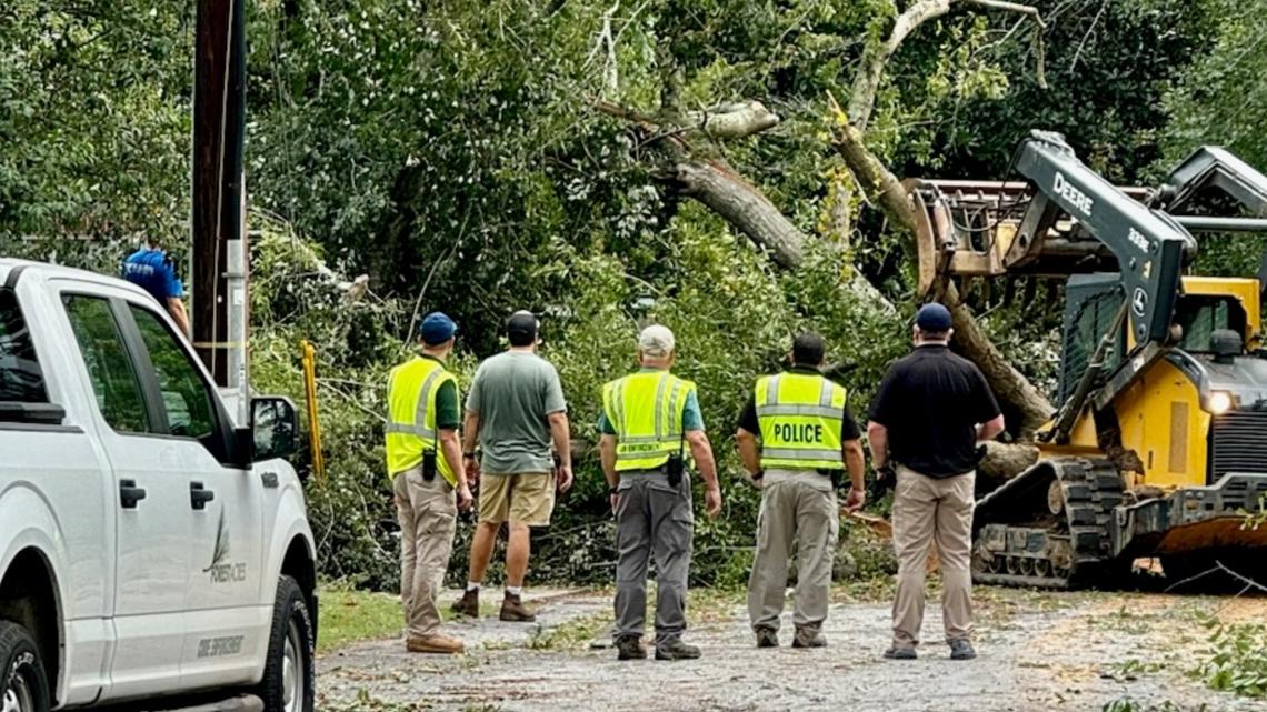 When will the power come back on in South Carolina?