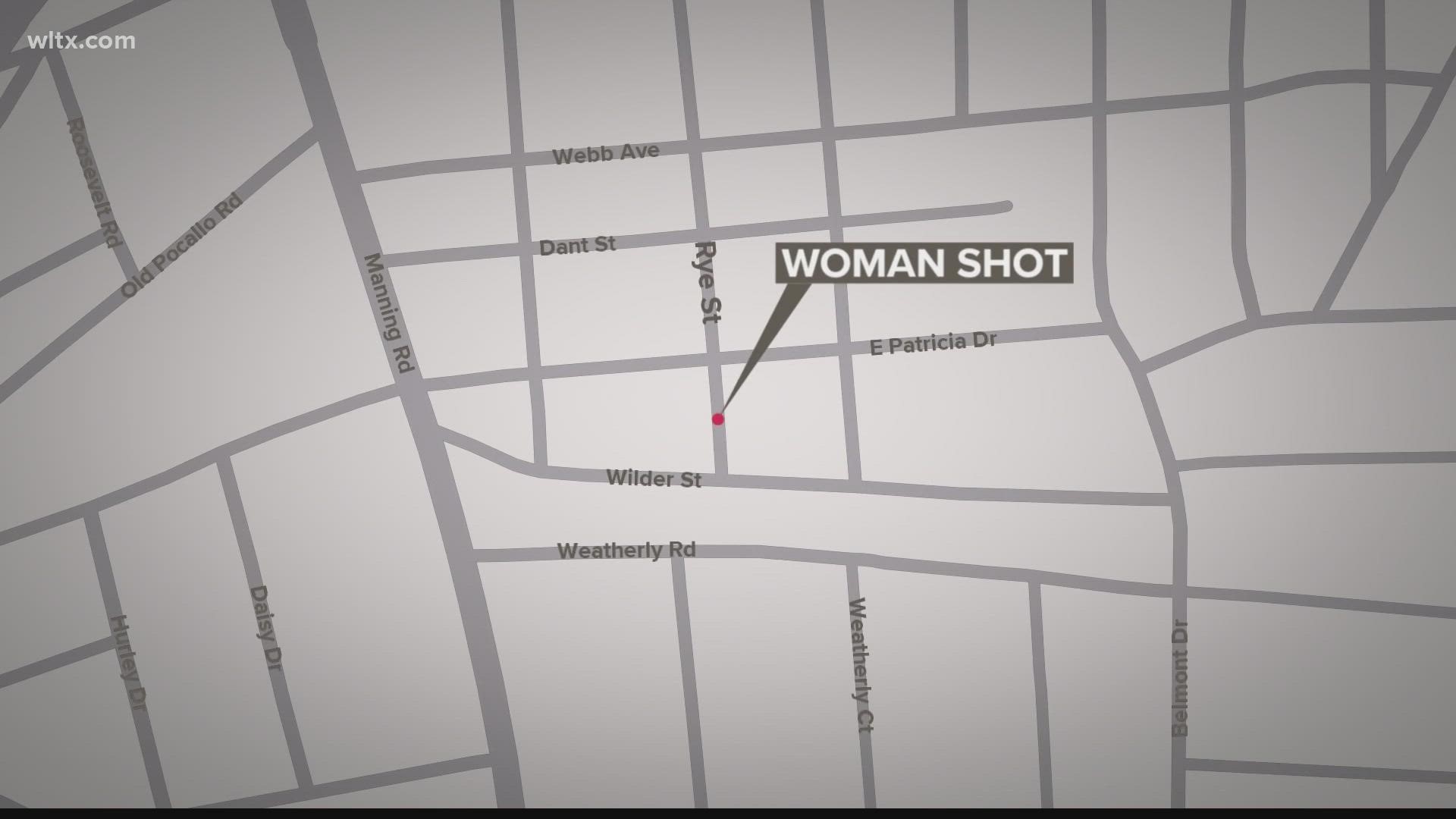 Sumter County deputies say the woman was walking along Rye Street with her baby in a stroller when she was shot multiple times.