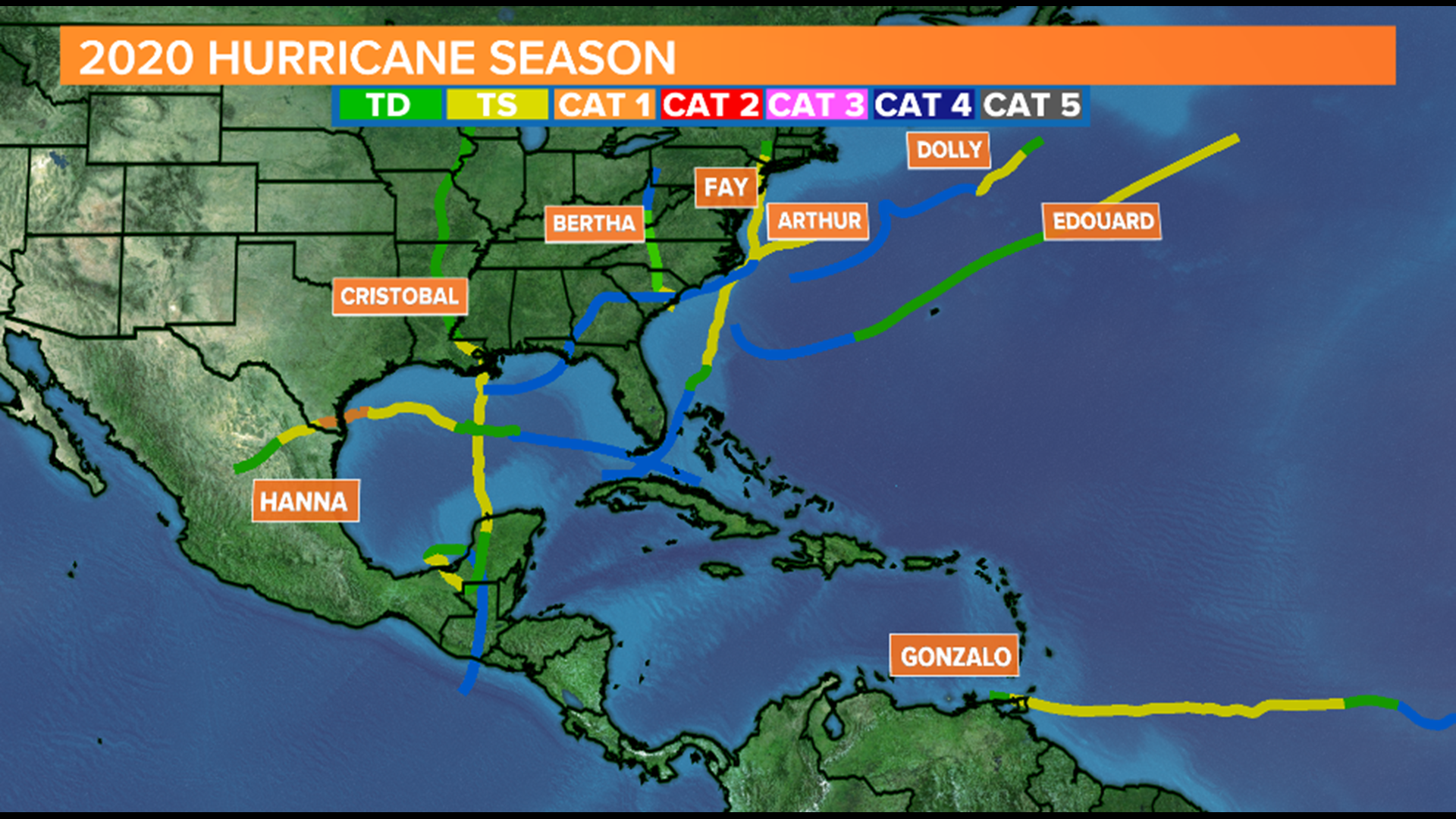 It's late July and there is a lot of time left in the 2020 Atlantic Hurricane Season. Are there similarities to 2005? Meteorologist Alex Calamia takes a look.