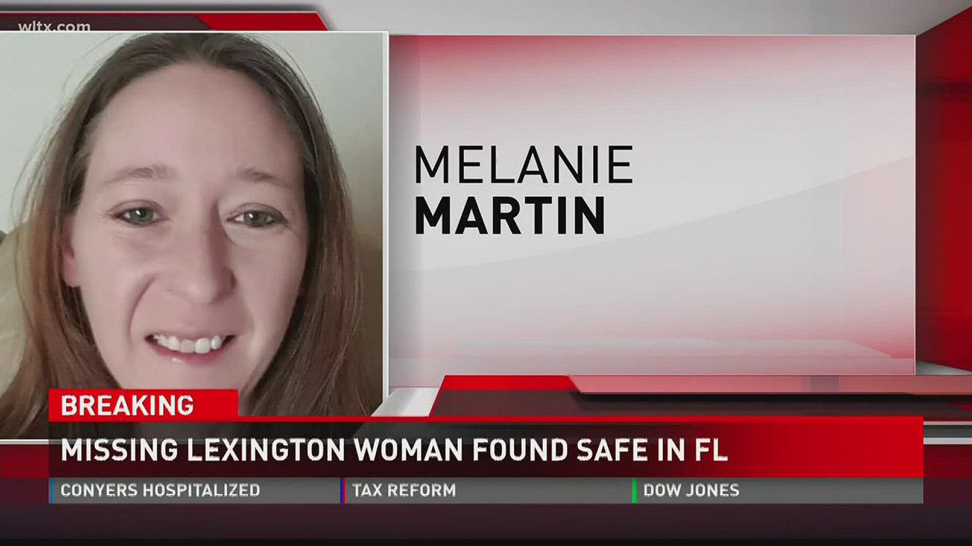 Melanie Price Martin has been located in Florida, according to the Lexington Sheriff's Department.