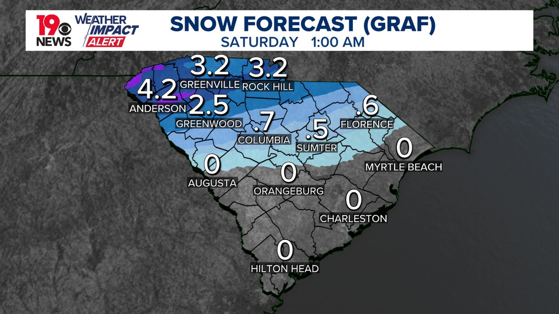 Wintry mix possible for South Carolina Friday and early Saturday | wltx.com
