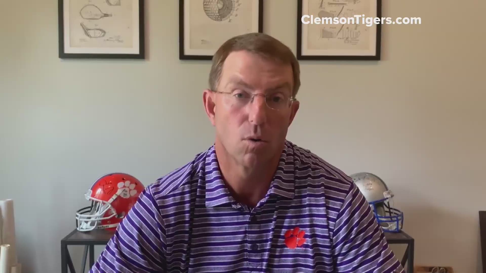 Clemson football head coach Dabo Swinney responded in a video message to criticism of both he and his program on how they handle matters of race.