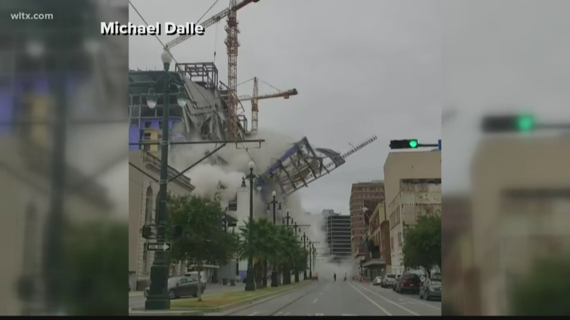 A Hard Rock Hotel, which had been under construction for the last several months in downtown New Orleans, has collapsed.