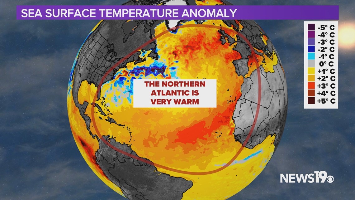 Atlantic to Pacific Ocean Heatwave and Climate Change wltx