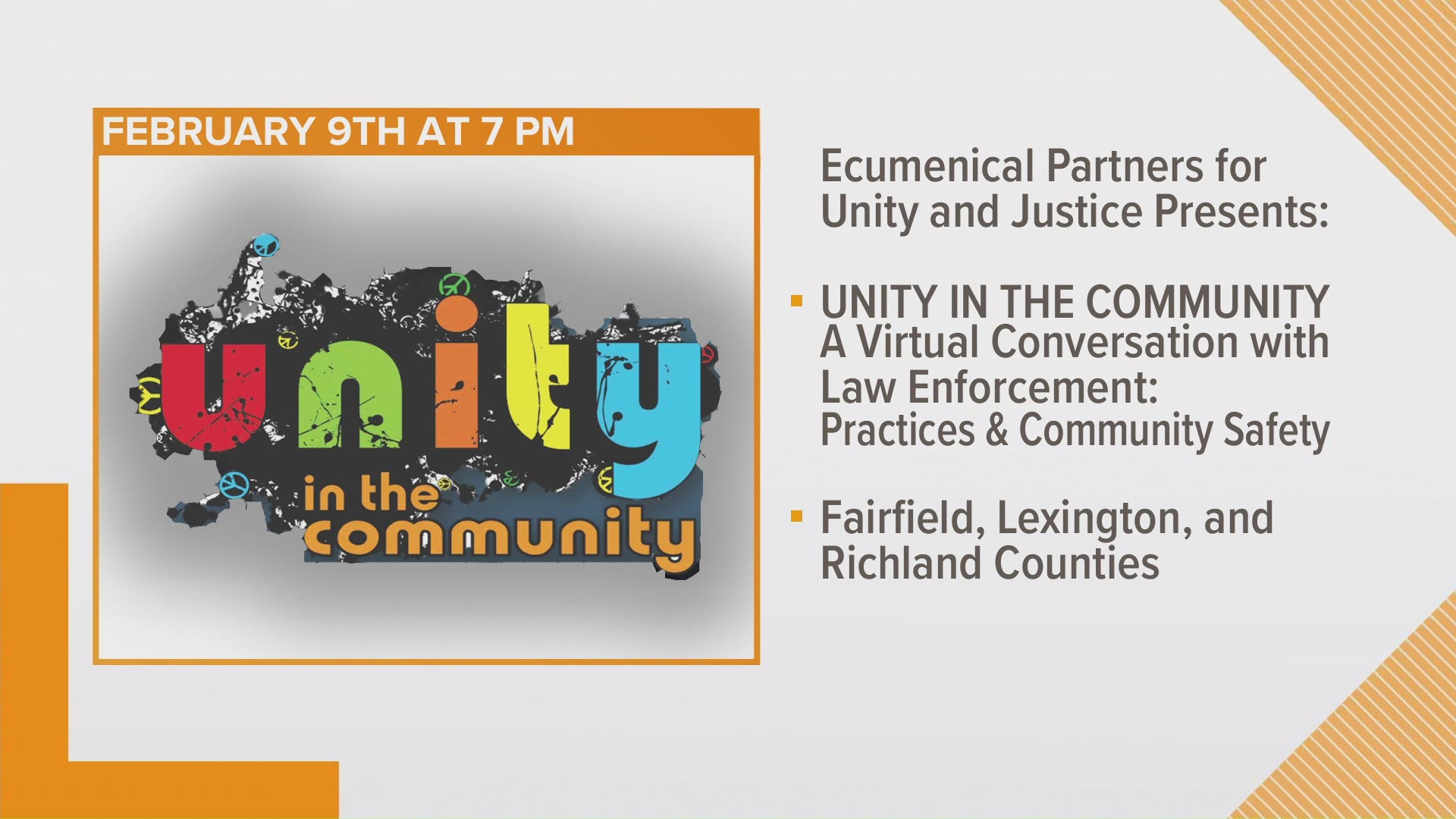 A group of local midlands churches are joining forces with law enforcement for a community conversation.