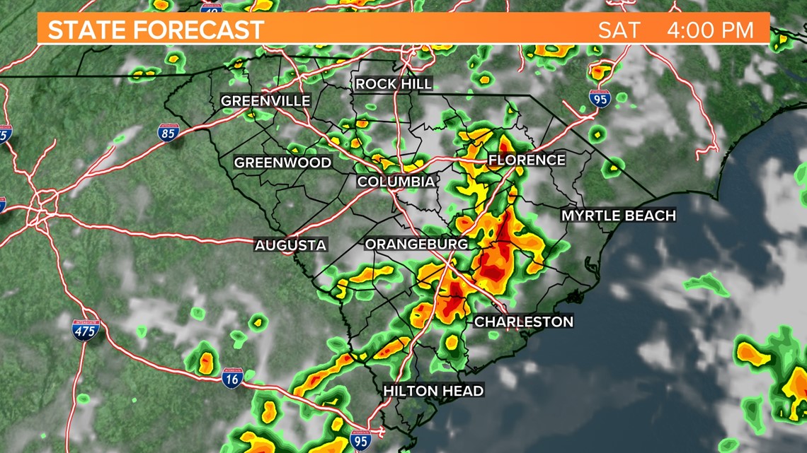 Scattered Showers and Storms Today | wltx.com