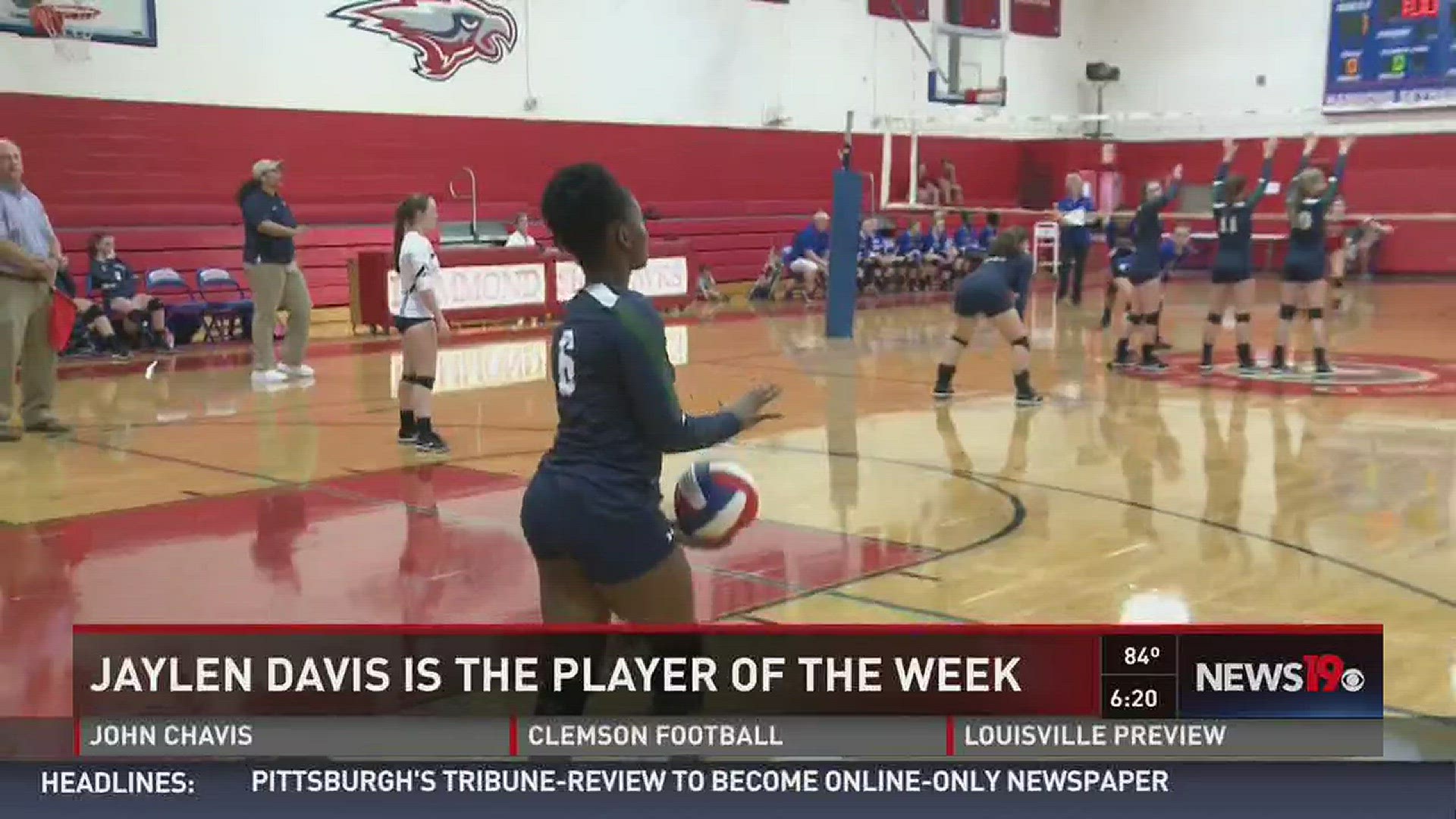 Heathwood Hall setter Jaylen Davis sets the tone on the court and in the classroom.